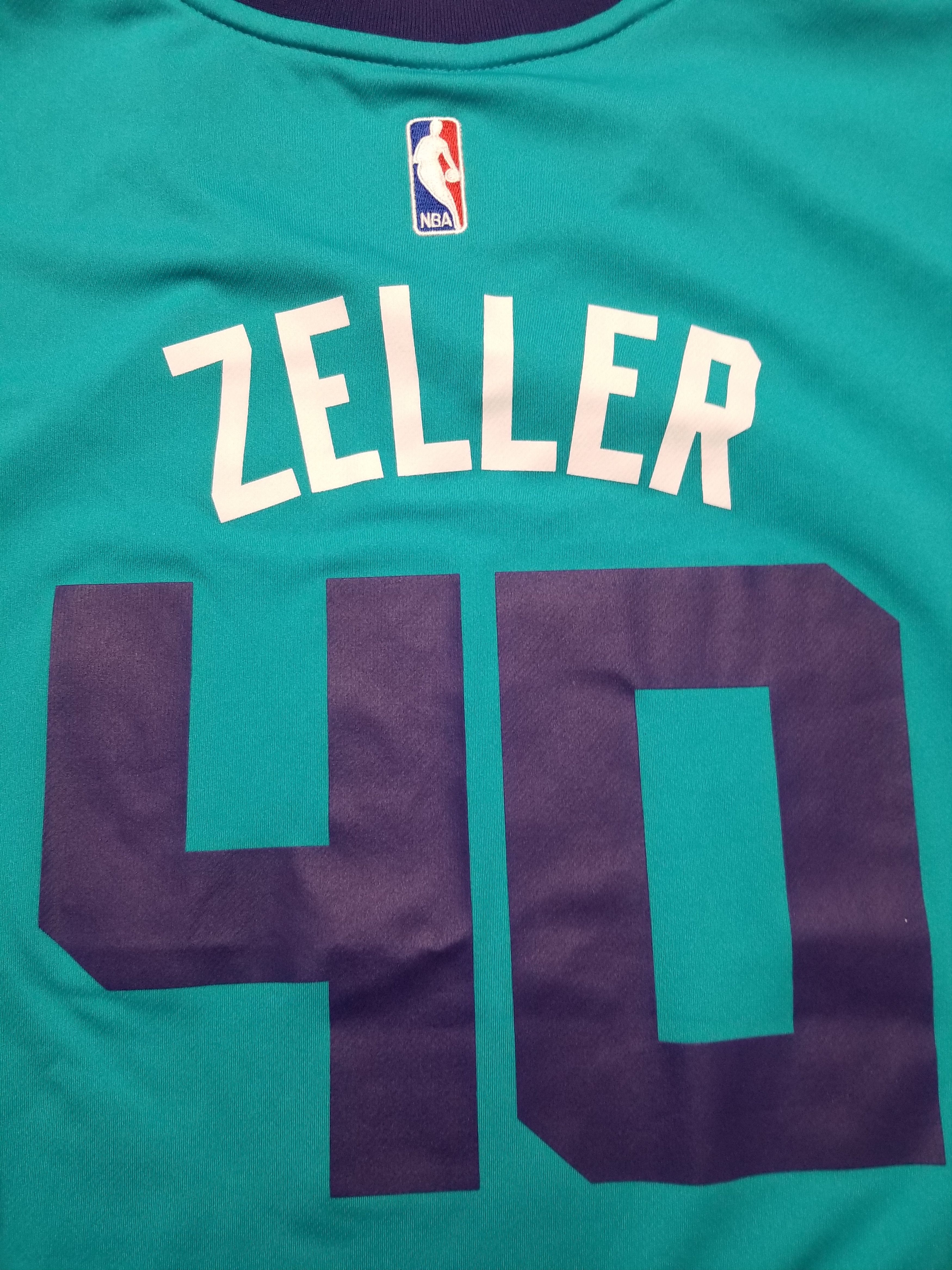 Adidas Charlotte Hornets #40 Zeller NBA Basketball Teal Jersey Size US M / EU 48-50 / 2 - 6 Thumbnail