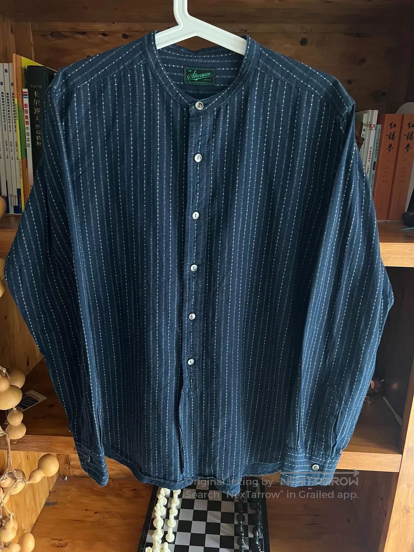 Stevenson Overall Co. indigo stripe shirt by stevenson overall co. Size US L / EU 52-54 / 3 - 4 Thumbnail