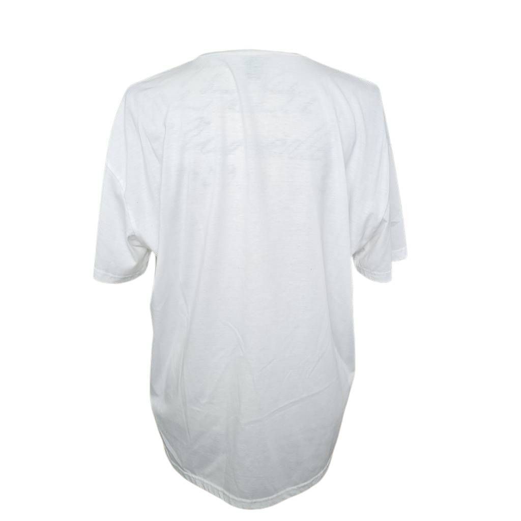 Shein Shein Women's Size Medium White Teal East Hampton Village Em Size M / US 6-8 / IT 42-44 - 4 Thumbnail