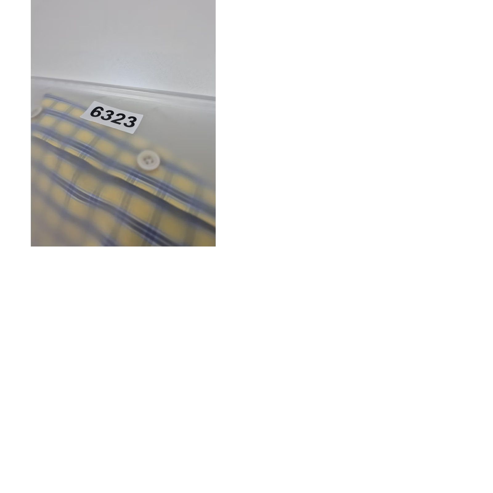 Kiton Kiton Dress Shirt Mens L Yellow Check Long Sleeve Classic 100% Cotton Made Italy Size 42R - 9 Thumbnail