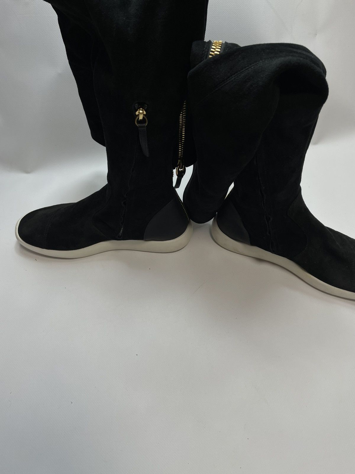 Giuseppe Zanotti Giuseppe Zanotti Black Suede Over-the-Knee Sneaker Boots 39 Size US 9 / IT 39 - 2 Thumbnail