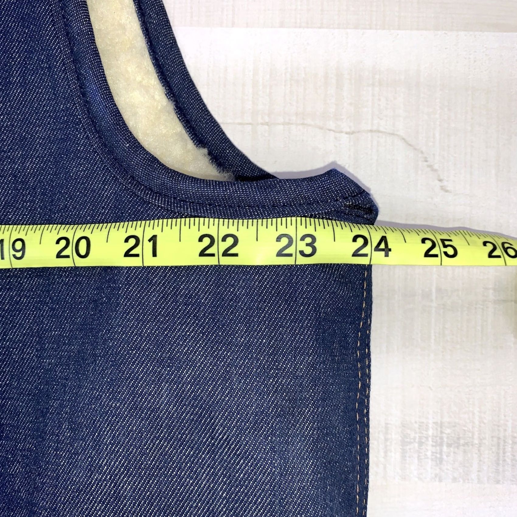 Sears VINTAGE Sears Roebucks Denim Vest Mens XL Faux Sherpa Lined Made in USA Size US XL / EU 56 / 4 - 5 Thumbnail