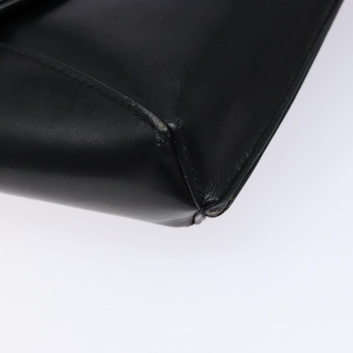 Gucci GUCCI Shoulder Bag Leather Black Gold Size ONE SIZE - 12 Thumbnail