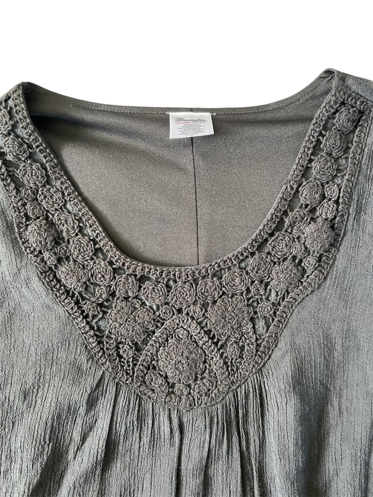 Wrangler Wrangler Black Western Crochet Dress | S Size S / US 4 / IT 40 - 4 Thumbnail