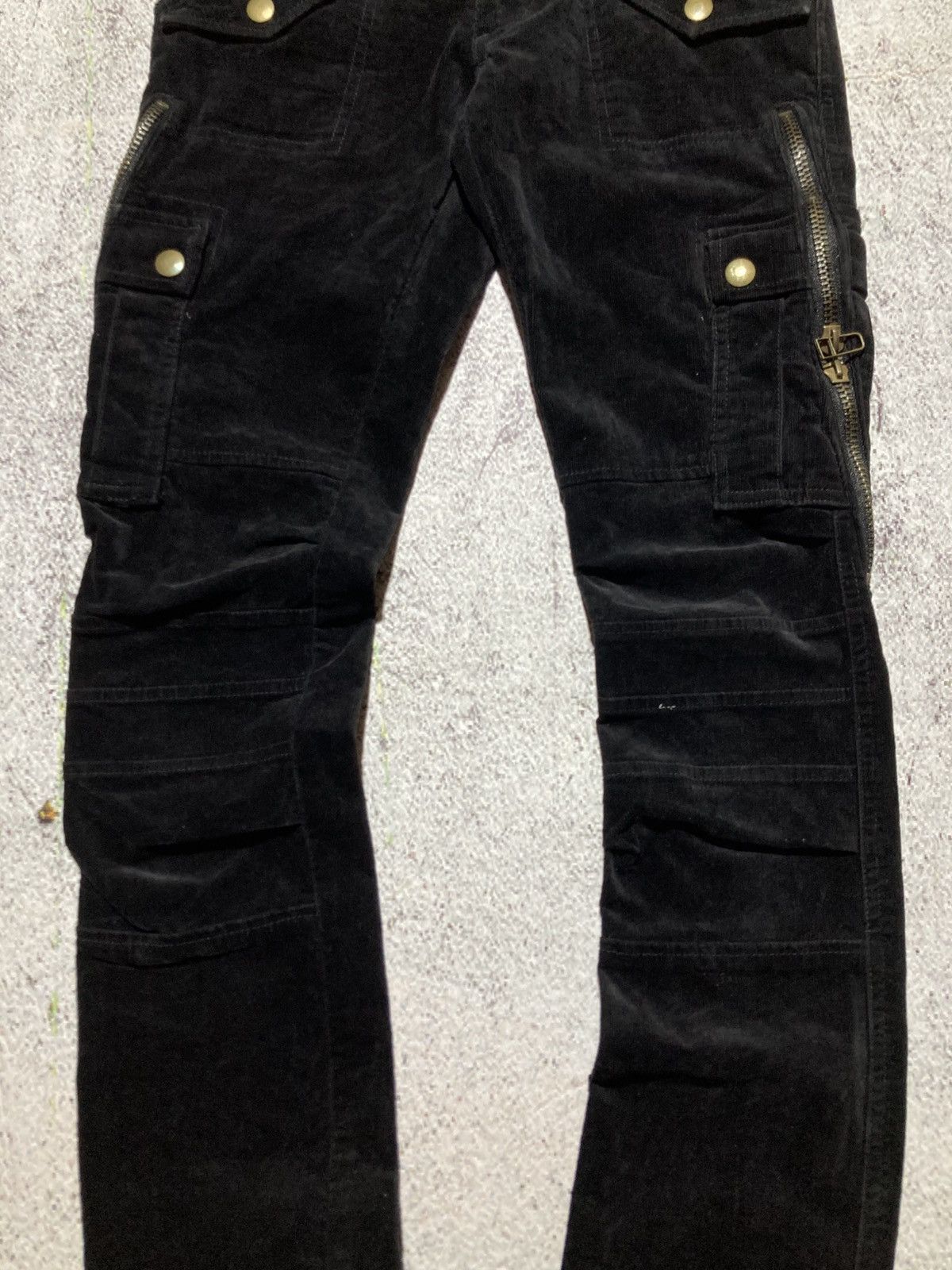 Japanese Brand 2000s Manies Corduroy Anarchy Punk Vkei Lgb Style Pants Size US 28 / EU 44 - 15 Thumbnail