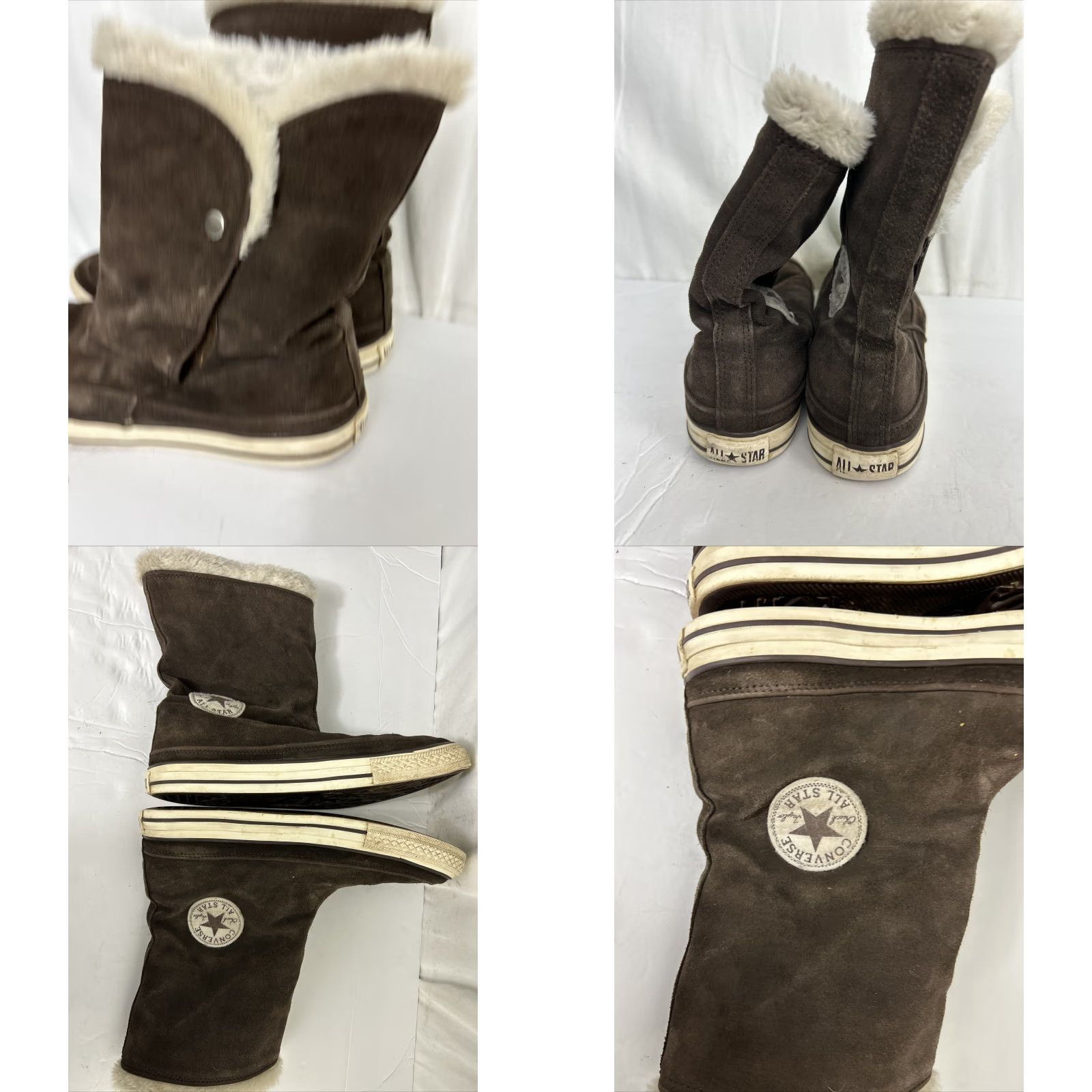 Converse Converse Chuck Taylor All Star Boots Women Mid-Calf Brown Suede Leather Beverly 8.5 Size US 9 / IT 39 - 8 Thumbnail