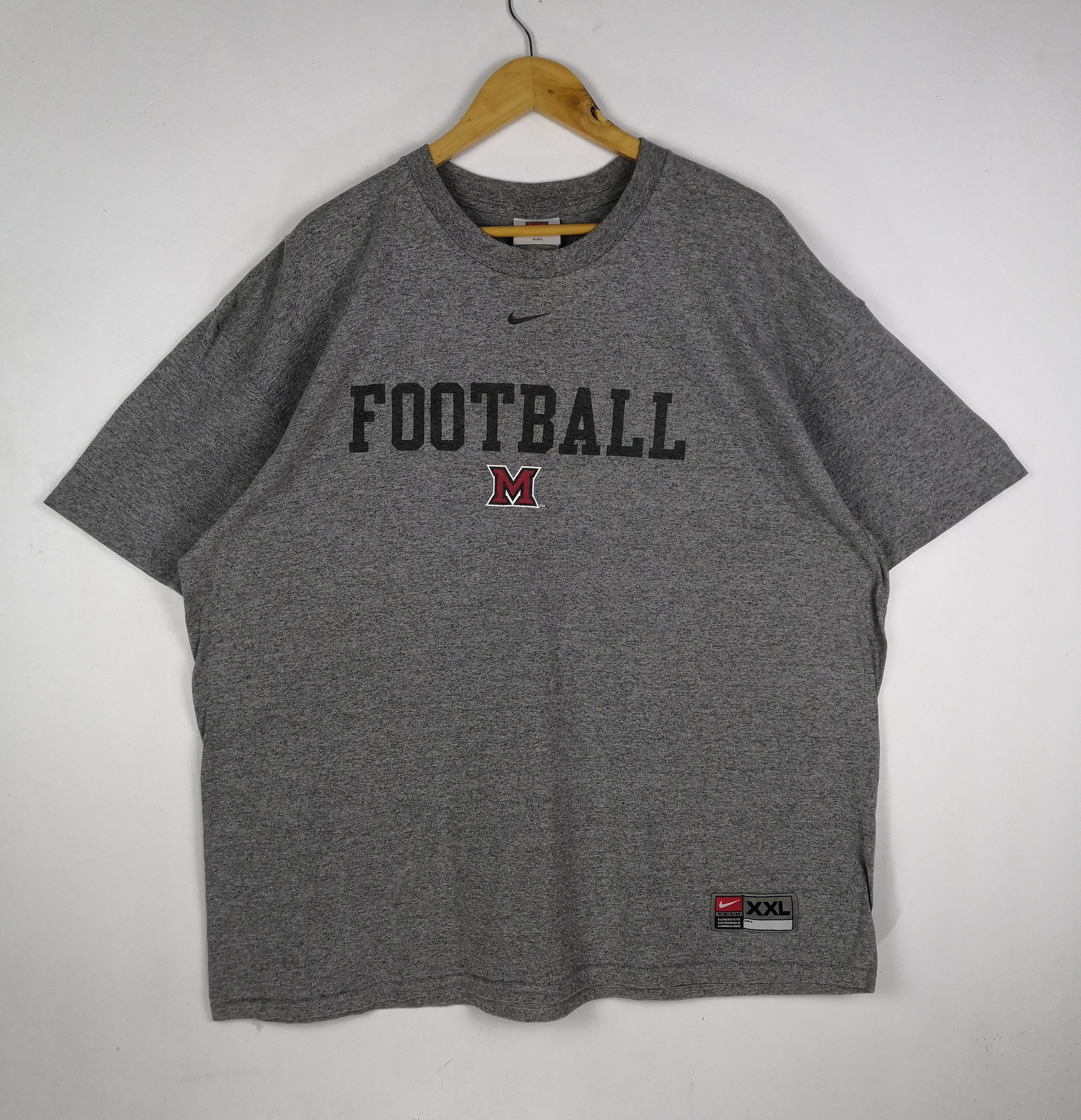Nike Vintage Nike T-Shirt Miami Redhawk NFL Tee Size US XXL / EU 58 / 5 - 1 Thumbnail