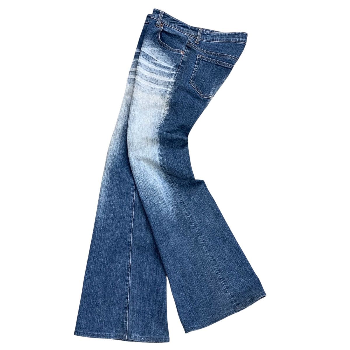 If Six Was Nine × Japanese Brand × Le Grande Bleu (L.G.B.) LGB Style💥Oo-La-La Sasson Bootcut Flared Nice Faded Jeans Size US 29 - 11 Thumbnail
