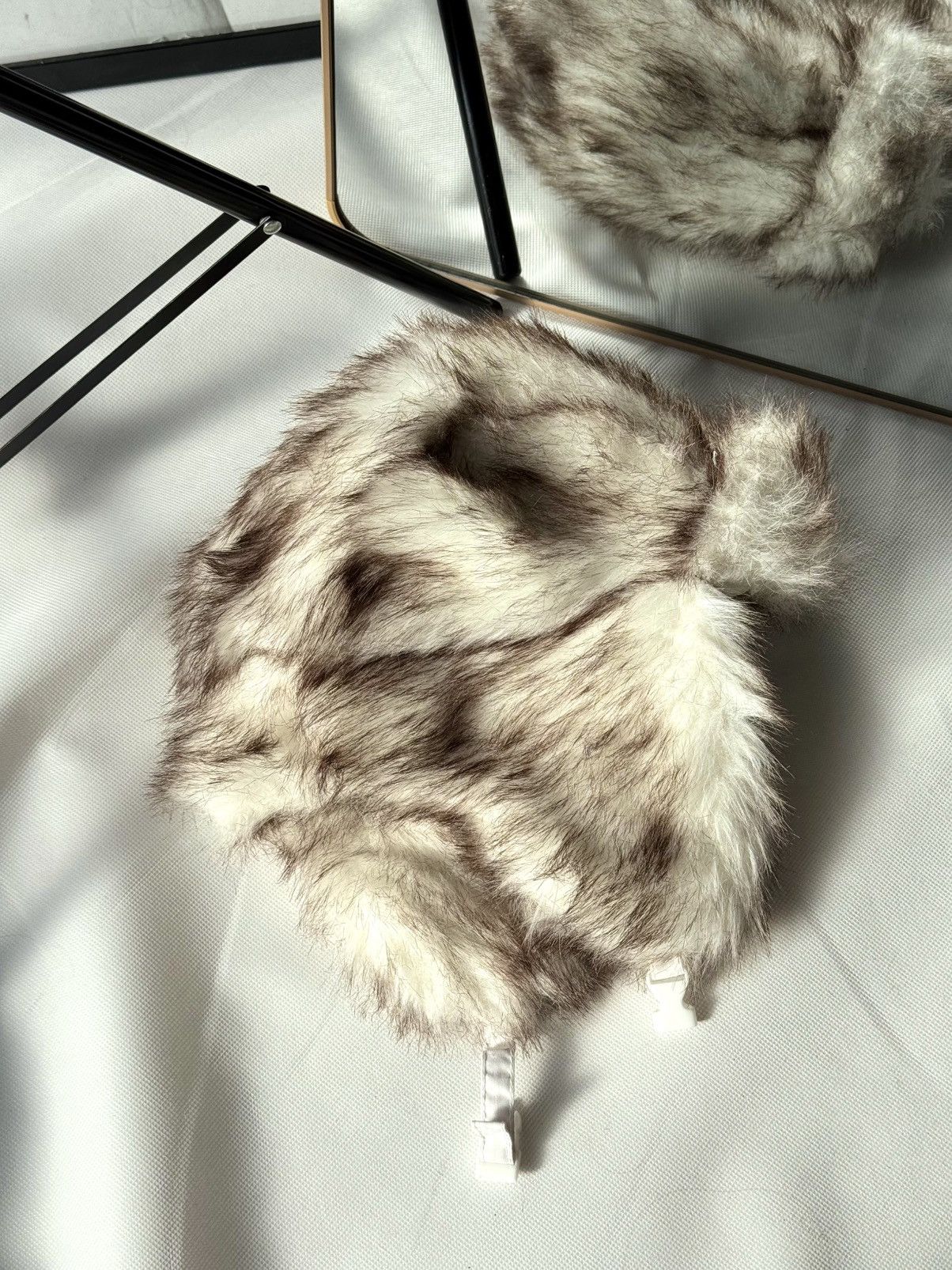 Japanese Brand Vintage fuzzy mohair japanese ushanka hat avant garde Size ONE SIZE - 10 Thumbnail