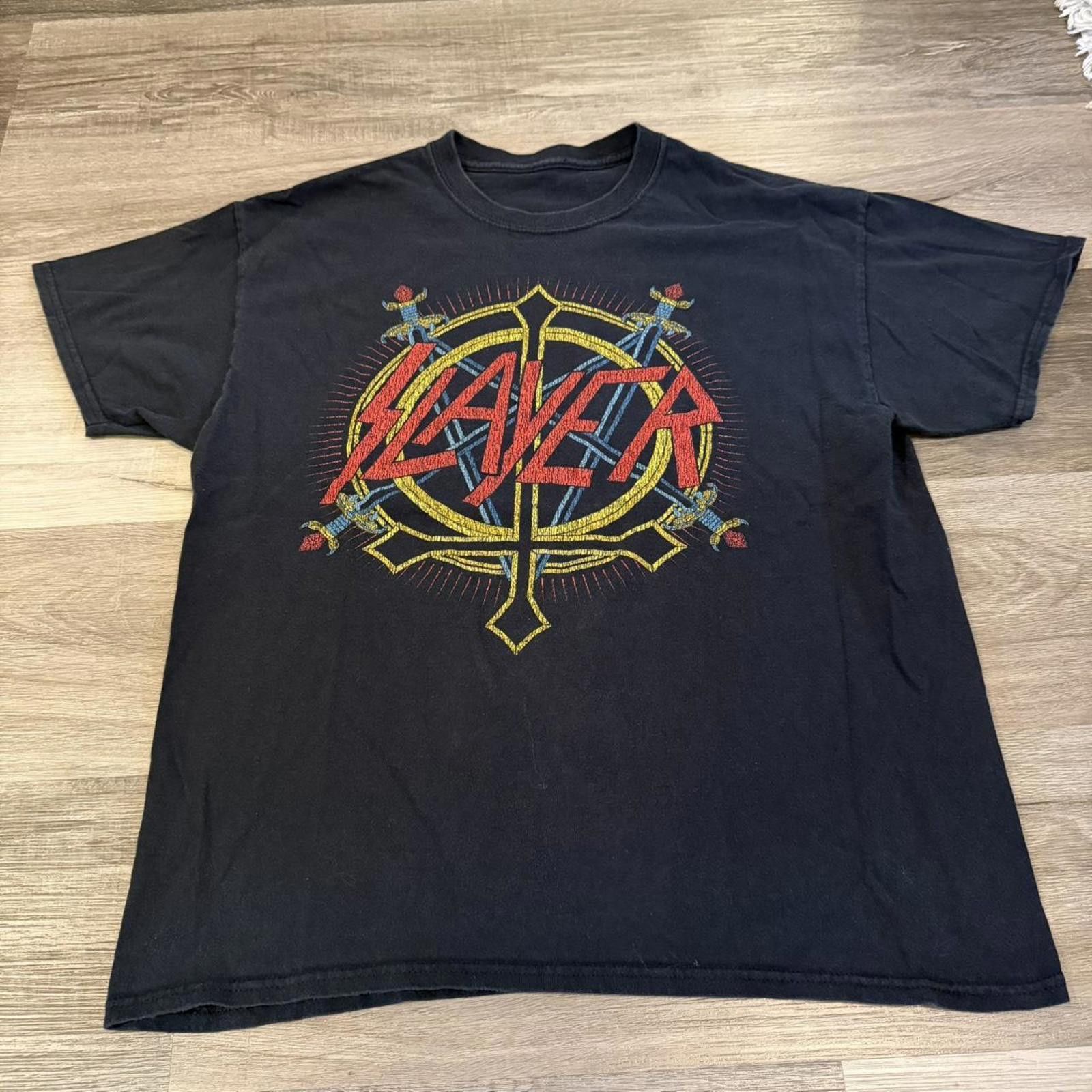 Other slayer t shirt band tees metallica megadeth heavy metal M Size US M / EU 48-50 / 2 - 3 Thumbnail