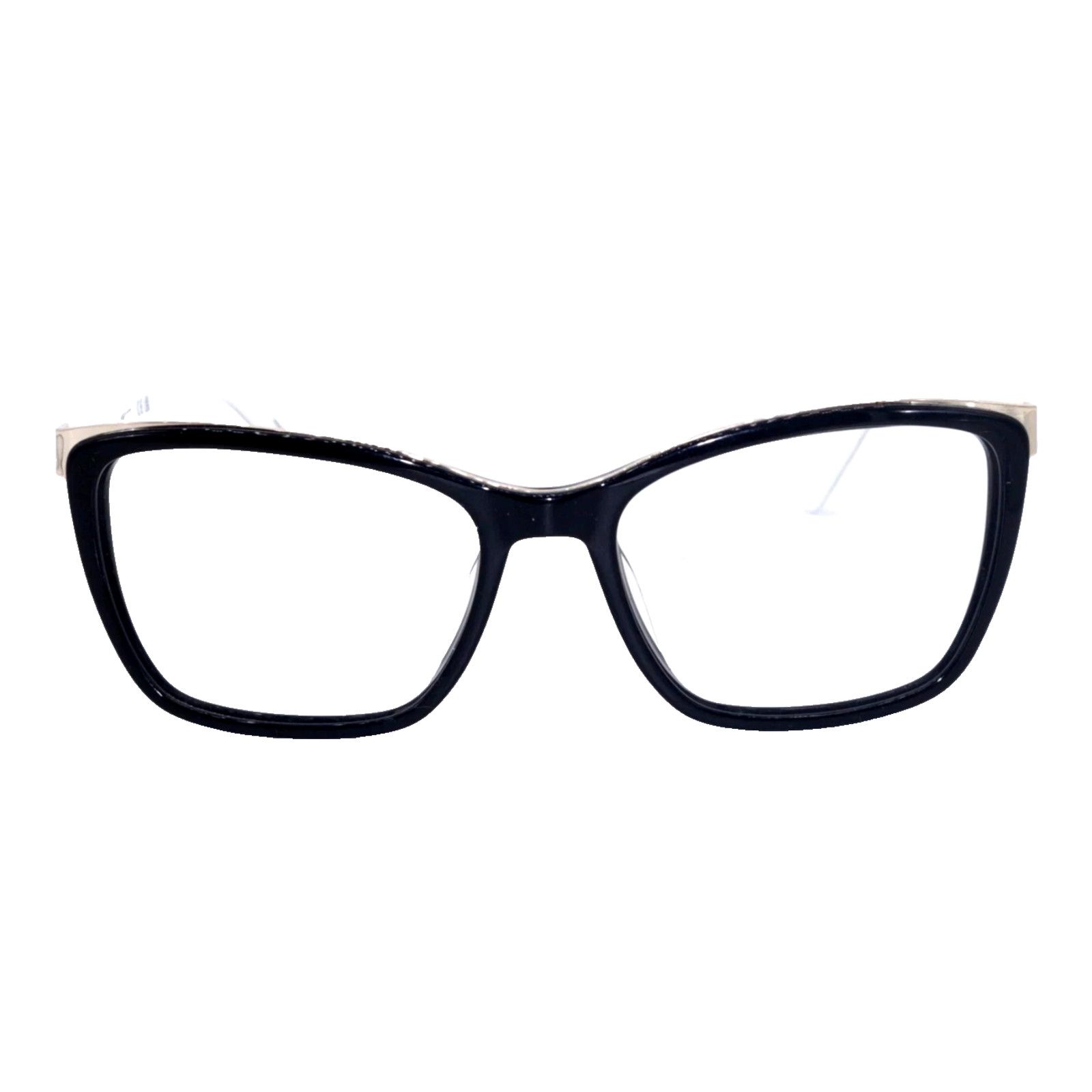 Nine West NINE WEST NW 5221 001 BLACK WHITE EYEGLASSES FRAMES 54-17 Size ONE SIZE - 2 Thumbnail