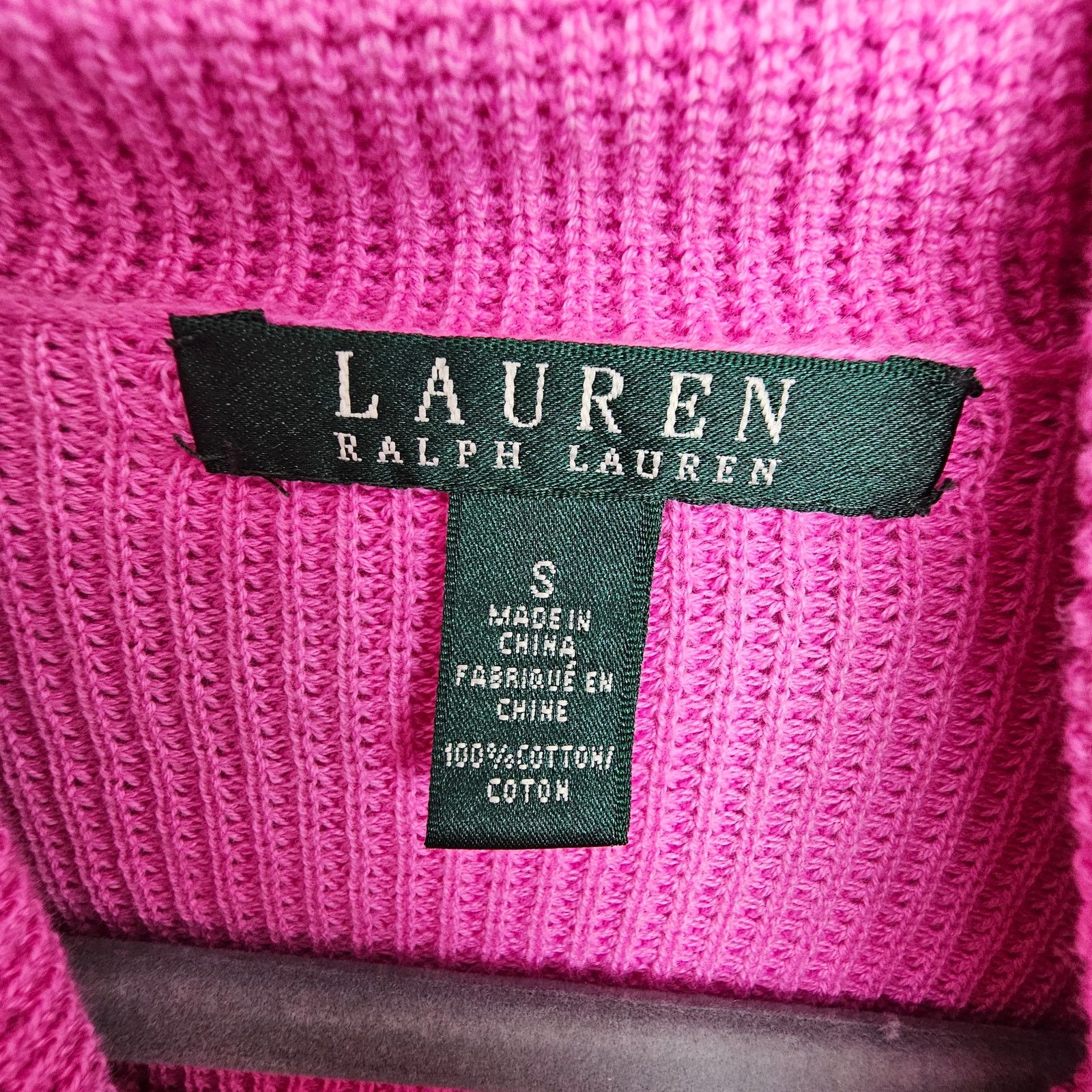 Lauren Ralph Lauren Lauren Ralph Lauren Womens Knit Cowl Neck Sweater S Preppy Size S / US 4 / IT 40 - 6 Thumbnail