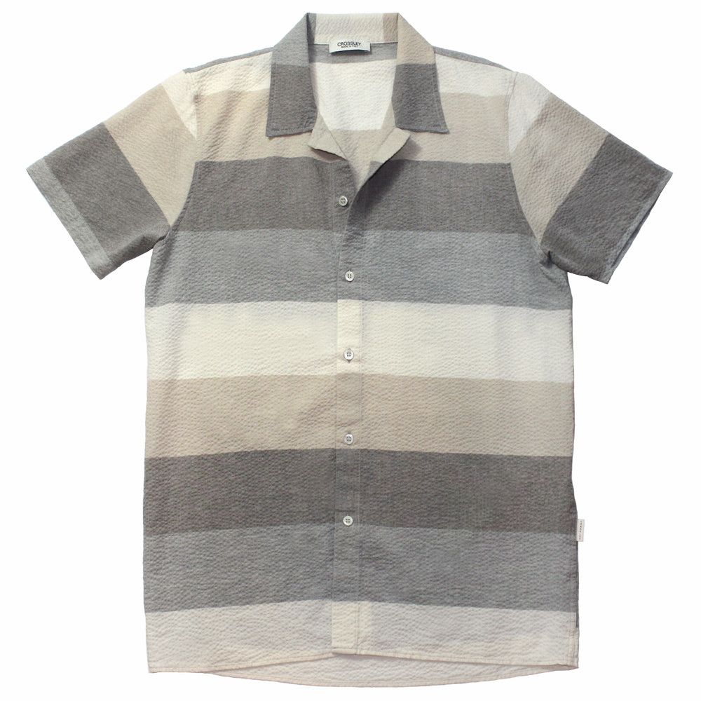 Crossley Stripe Seersucker Camp Shirt Size US L / EU 52-54 / 3 - 1 Preview