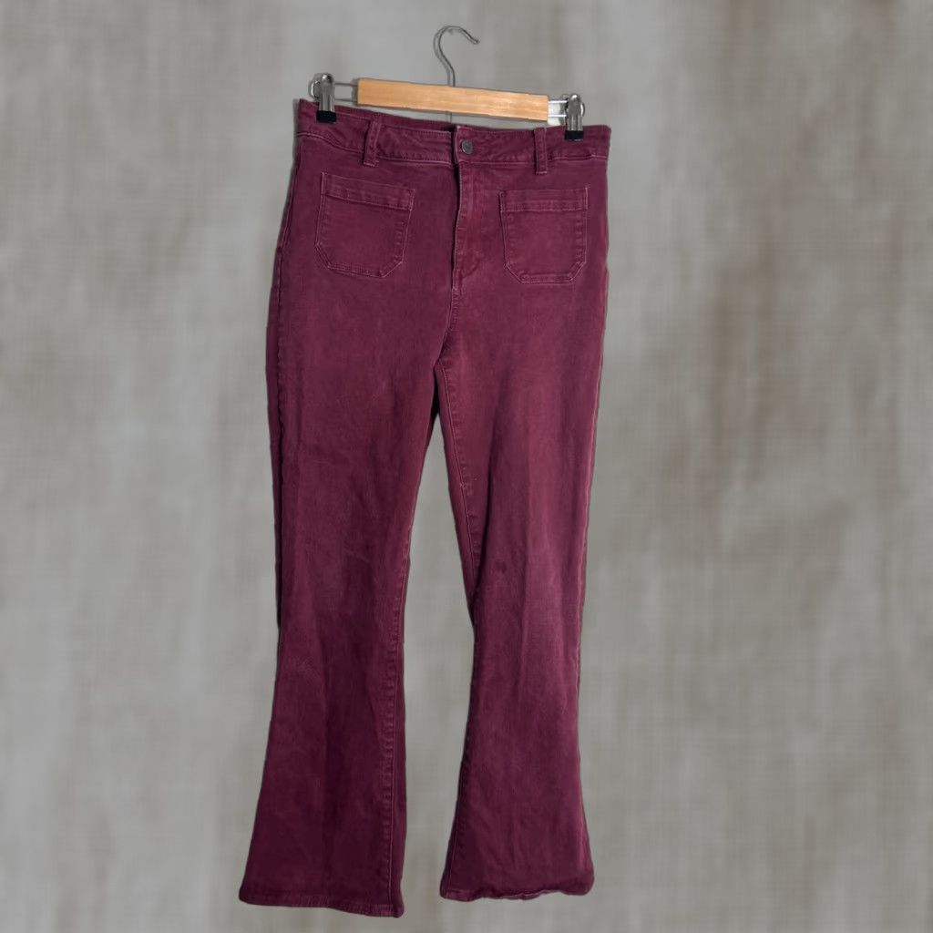 Paige VINTAGE Paige Womens Jeans Straight Red 30x30 Stained Size 30" / US 8 / IT 44 - 1 Thumbnail