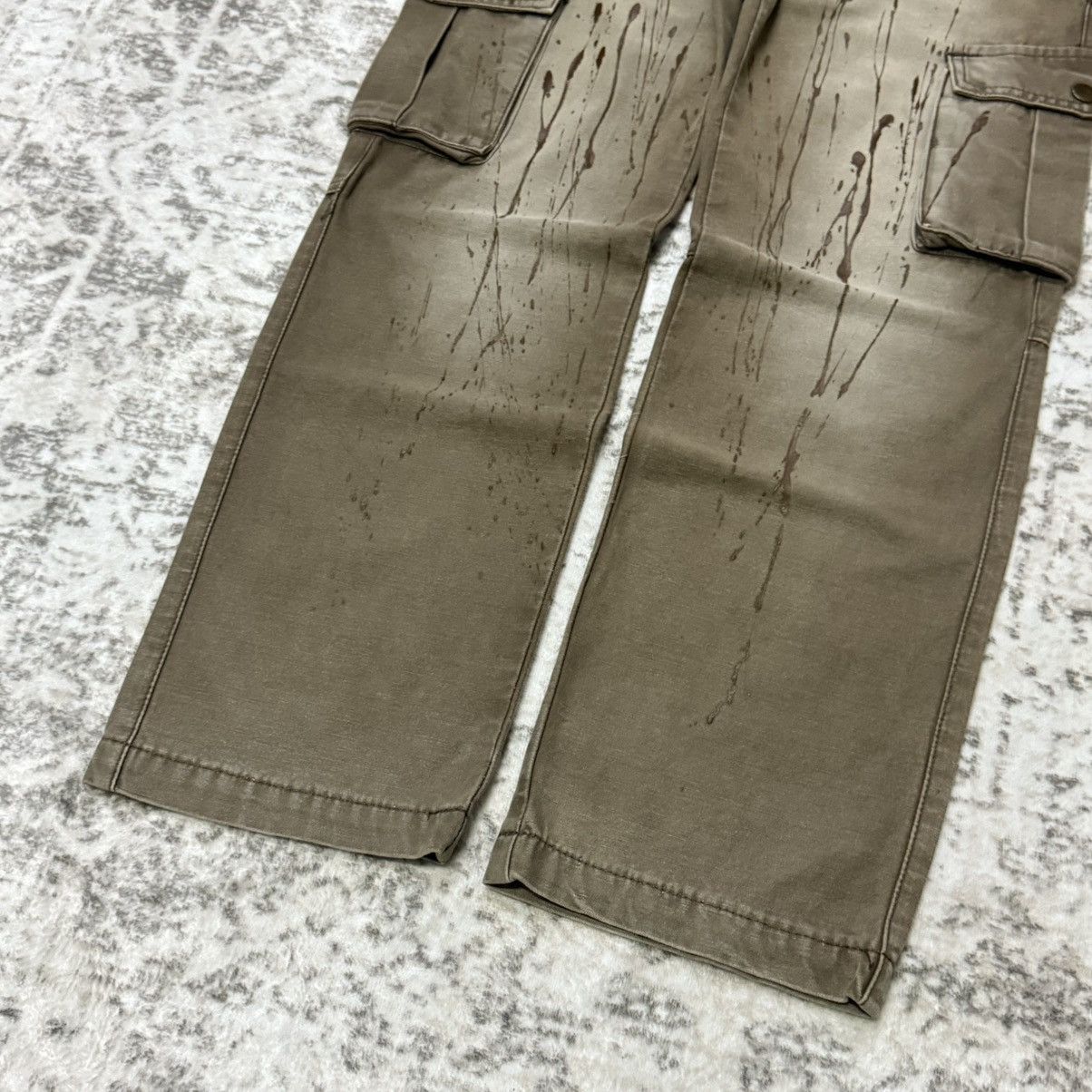 Le Grande Bleu (L.G.B.) Japanese Brand Bondage Double Waist Suspender Cargo Pants Size US 29 - 4 Thumbnail