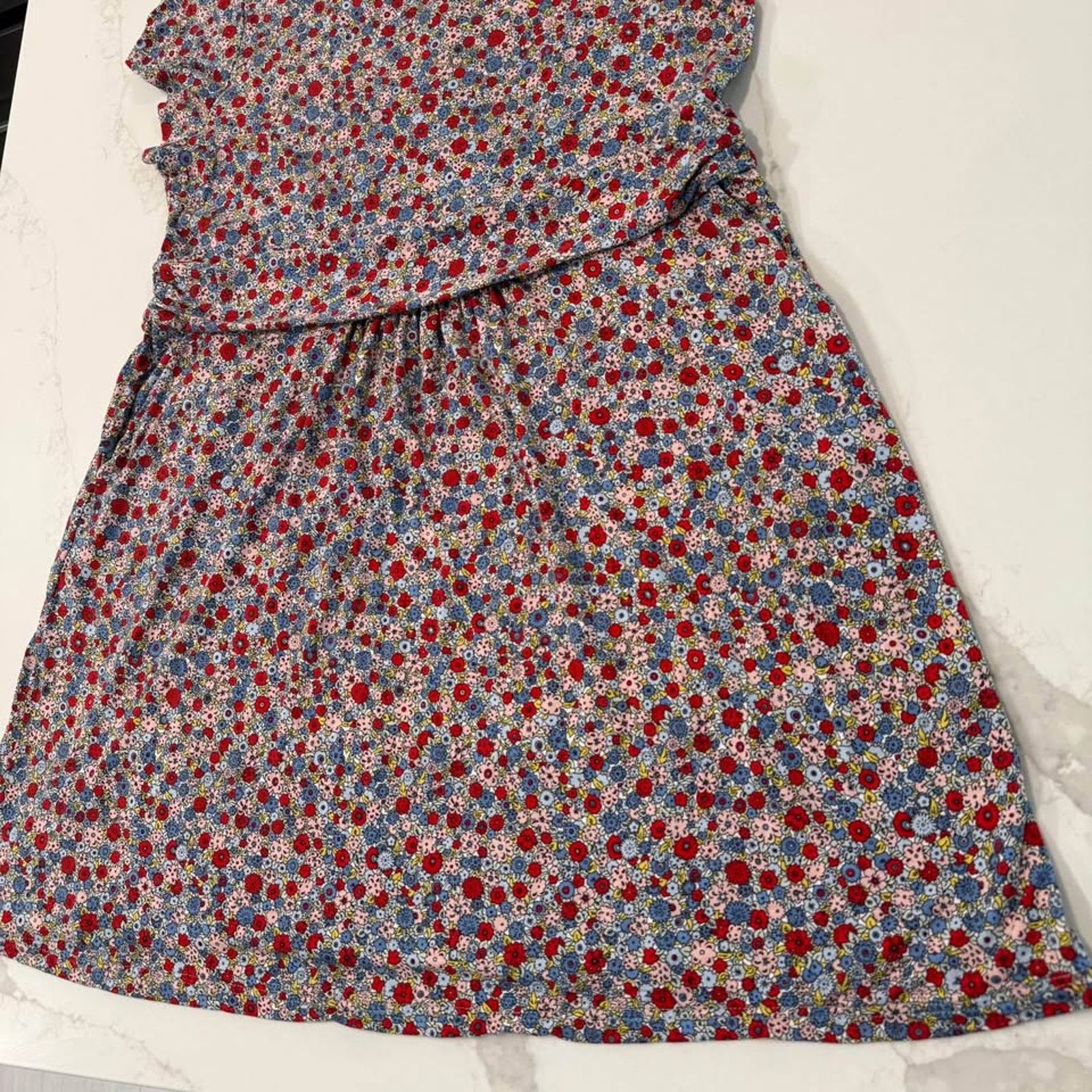 Boden Boden Florrie Jersey Floral Knee Length Dress Womens 20/22R Size 3XL / US 20-22 - 2 Thumbnail