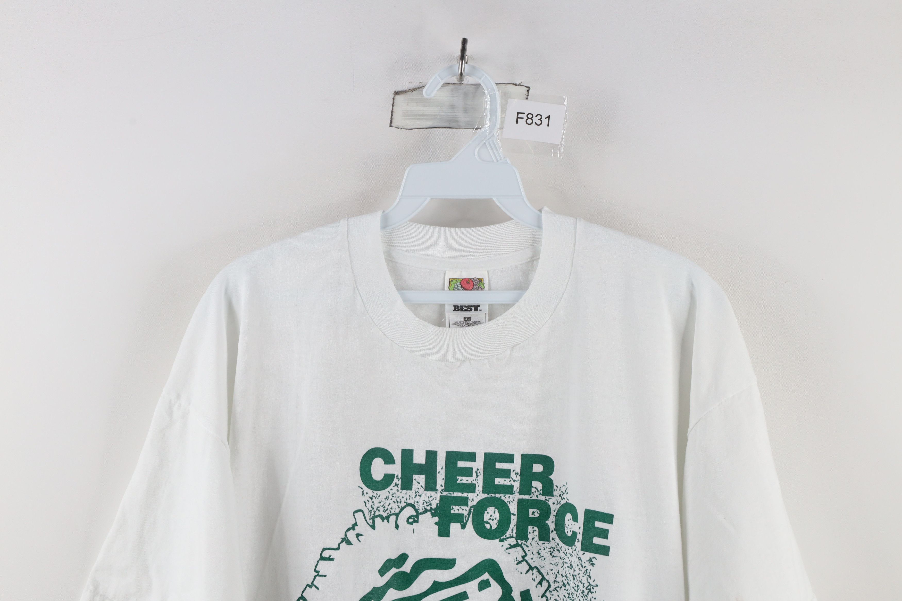 Vintage Vintage 90s Cheer Force Cheerleader Short Sleeve T-Shirt Size XL / US 12-14 / IT 48-50 - 2 Thumbnail