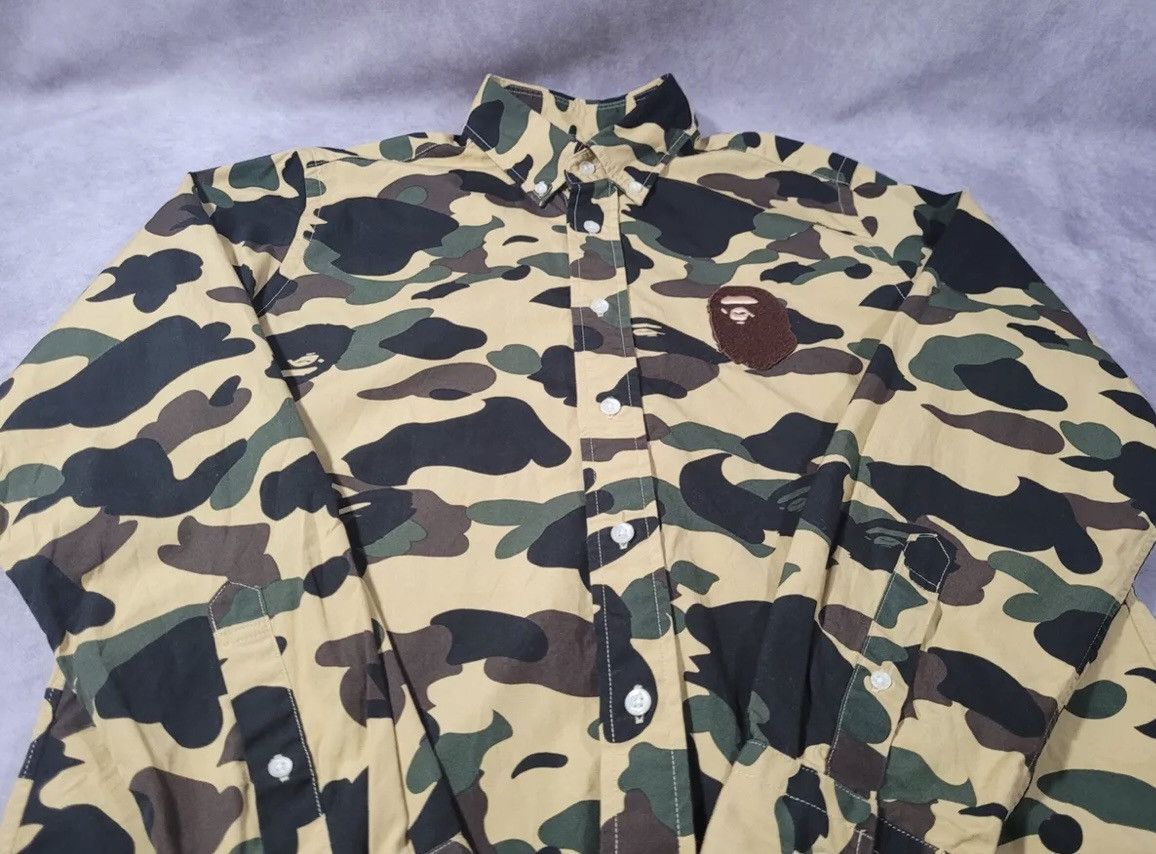 Bape 1st Camo Large Ape Head BD Shirt Size US M / EU 48-50 / 2 - 5 Thumbnail