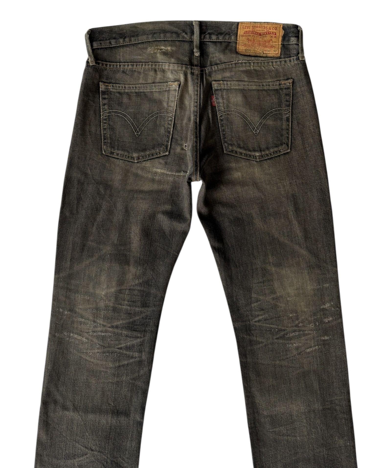 Kapital Vintage Levis 605 Thrashed Distress Clawmark Jean Size US 31 - 6 Thumbnail