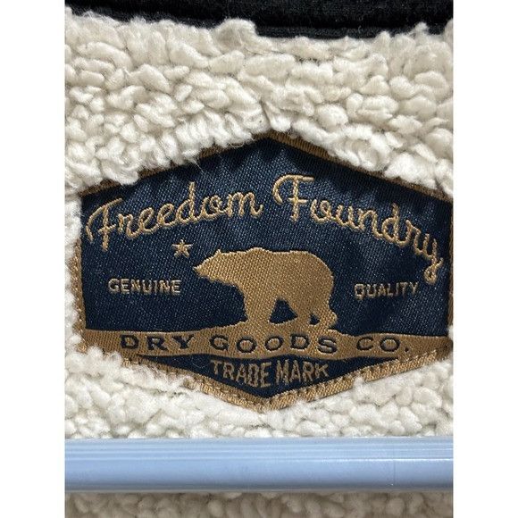 Other Freedom Foundry Sherpa Lined Flannel Shirt Jacket Gray Size US L / EU 52-54 / 3 - 3 Thumbnail