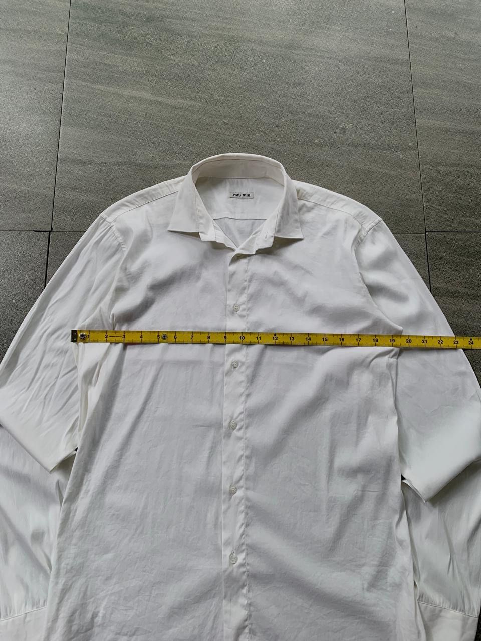 Miu Miu FREE TAX! Miu Miu Slim Fit Longsleeve Shirts Size US S / EU 44-46 / 1 - 11 Thumbnail