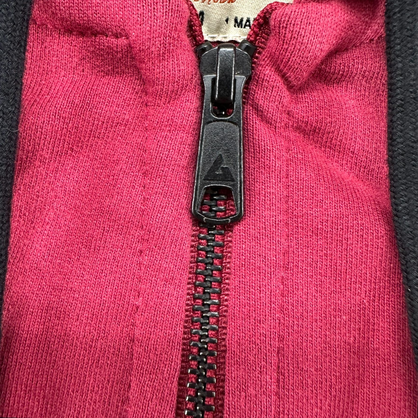Vintage American Giant Hoodie Womens M Red Full Zip Hooded Cotton Heavyweight USA Streetwear 90s Grunge Womens Size M / US 6-8 / IT 42-44 - 4 Thumbnail