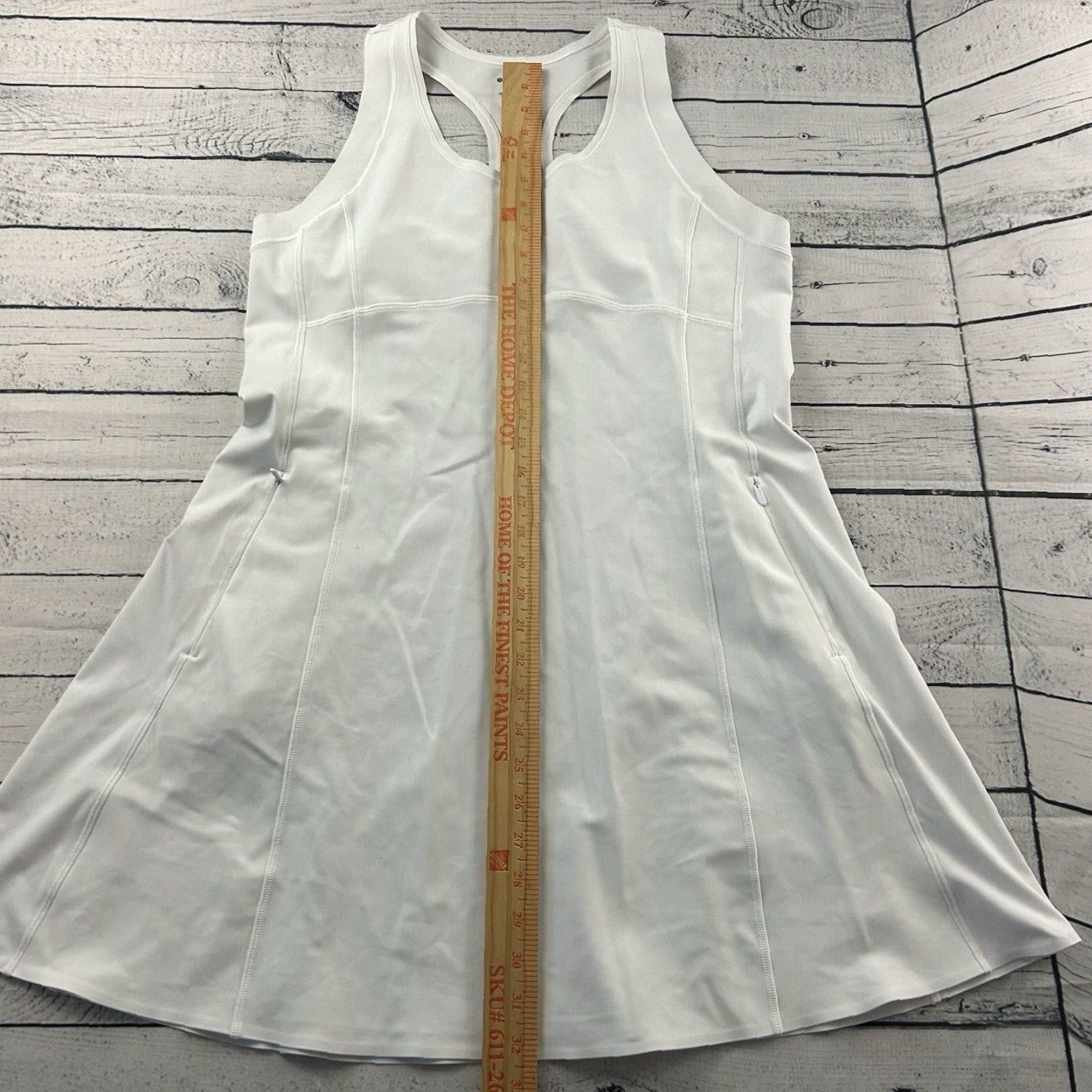 Athleta VINTAGE Athleta Levitate Dress Women's XL White Size XL / US 12-14 / IT 48-50 - 3 Thumbnail