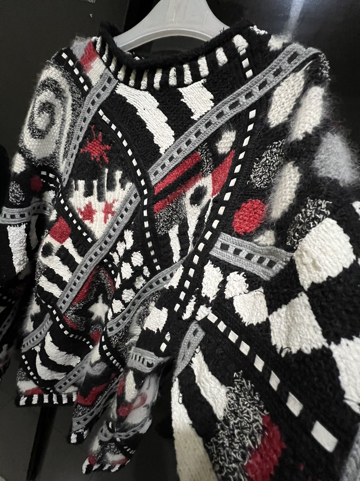 Yoshiyuki Konishi Archive Rare Artwork Yoshiyuki Konishi 3D Hand Knit Size US L / EU 52-54 / 3 - 10 Thumbnail