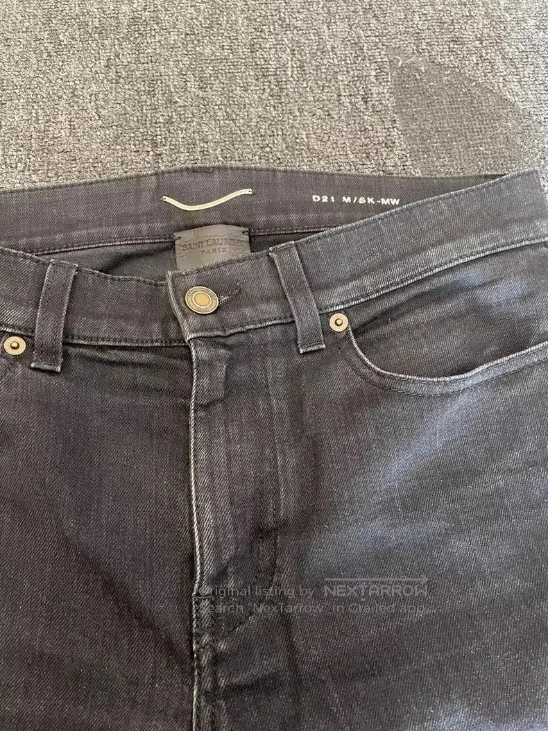 Yves Saint Laurent Saint Laurent Classic D21 Slim Jeans. Size US 30 / EU 46 - 2 Thumbnail