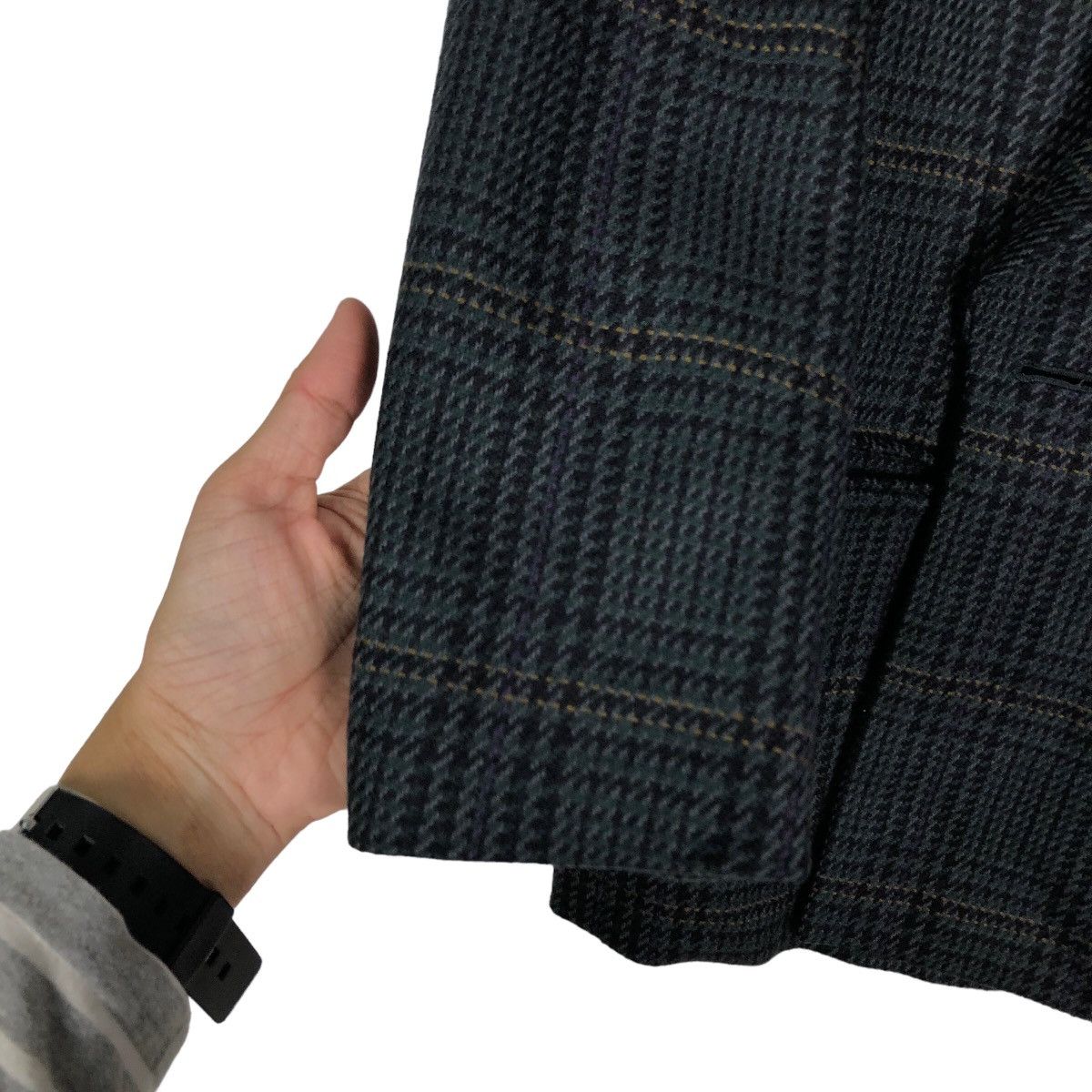 Burberry 🔥Vintage Burberrys Double Breast Coats Jacket Tartan Design Size US M / EU 48-50 / 2 - 15 Thumbnail