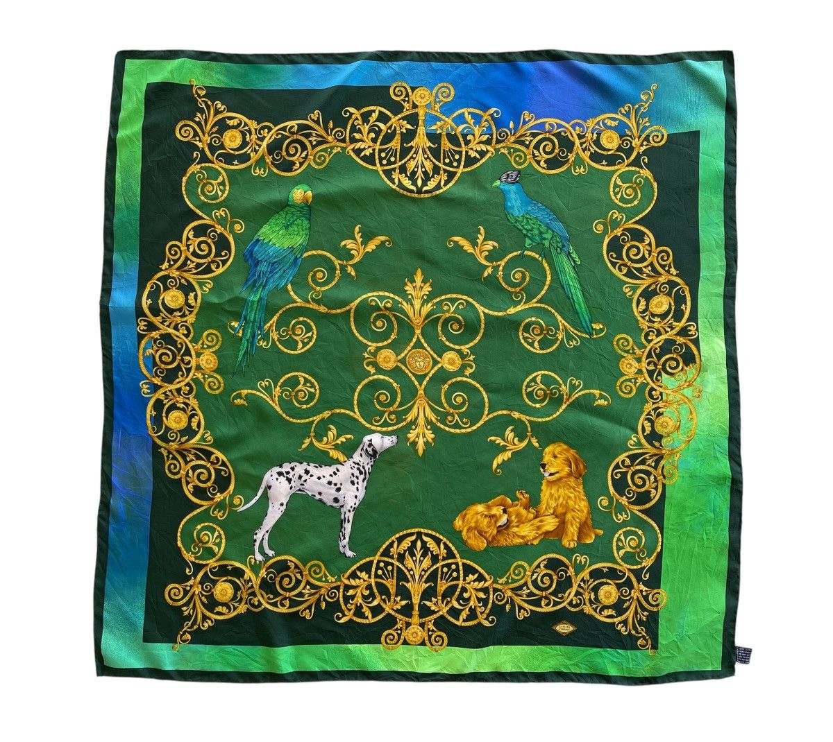 Versace Vintage Atelier Versace Luxury Silk Scarf Size ONE SIZE - 5 Thumbnail