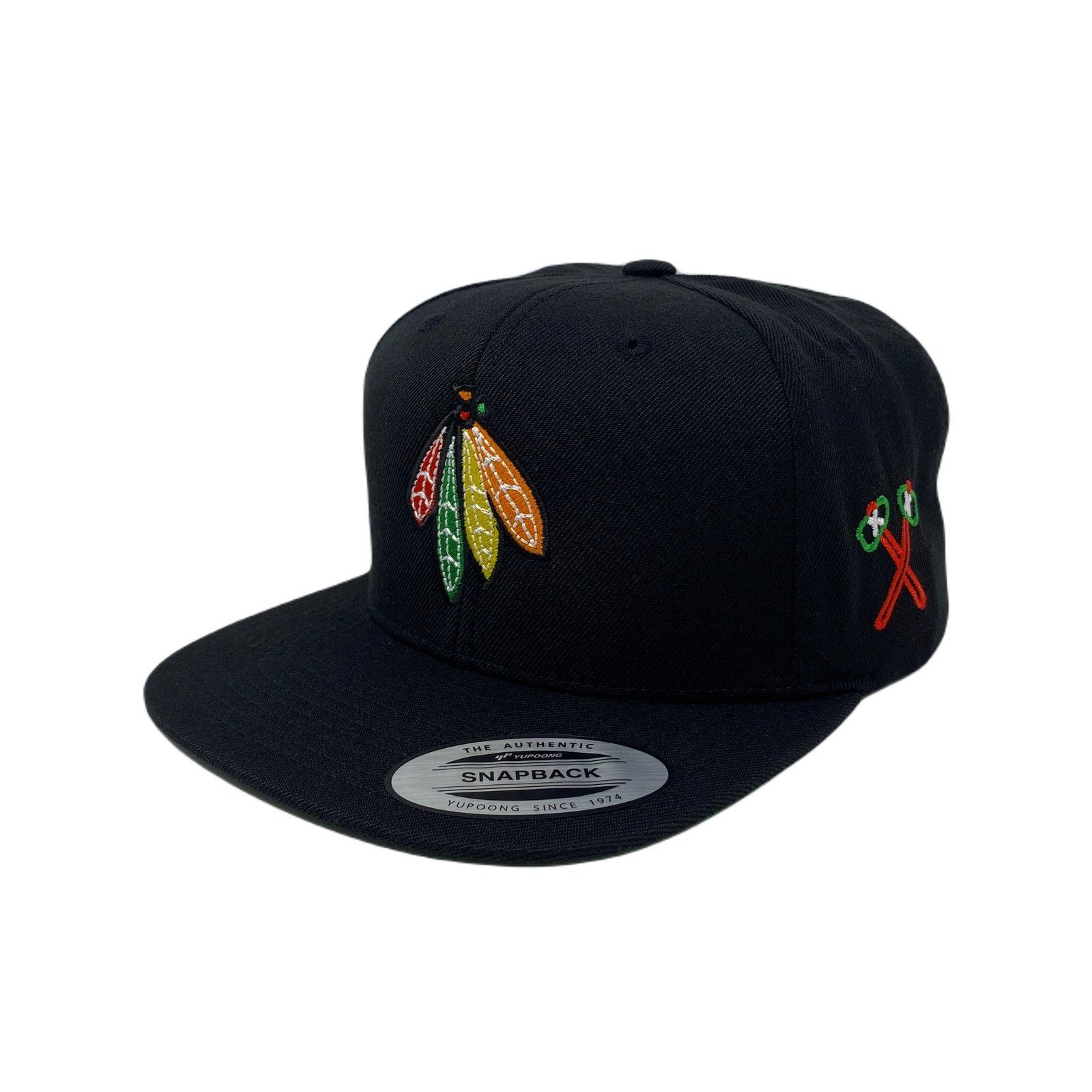 Other Indian Feathers Tomahawk Snapback Hat Size ONE SIZE - 2 Thumbnail