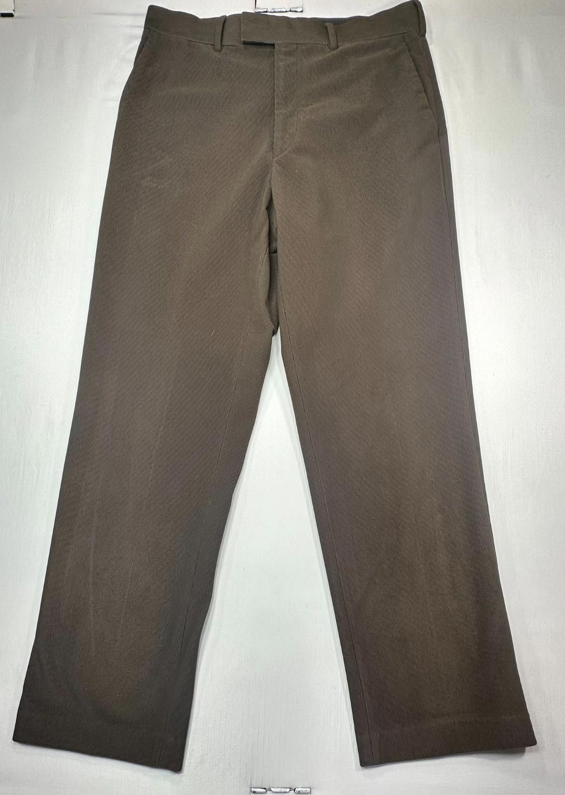 Axist A(x)ist Flat Front Straight Leg Corduroy Chinos Brown 32/32 Size US 32 / EU 48 - 1 Thumbnail