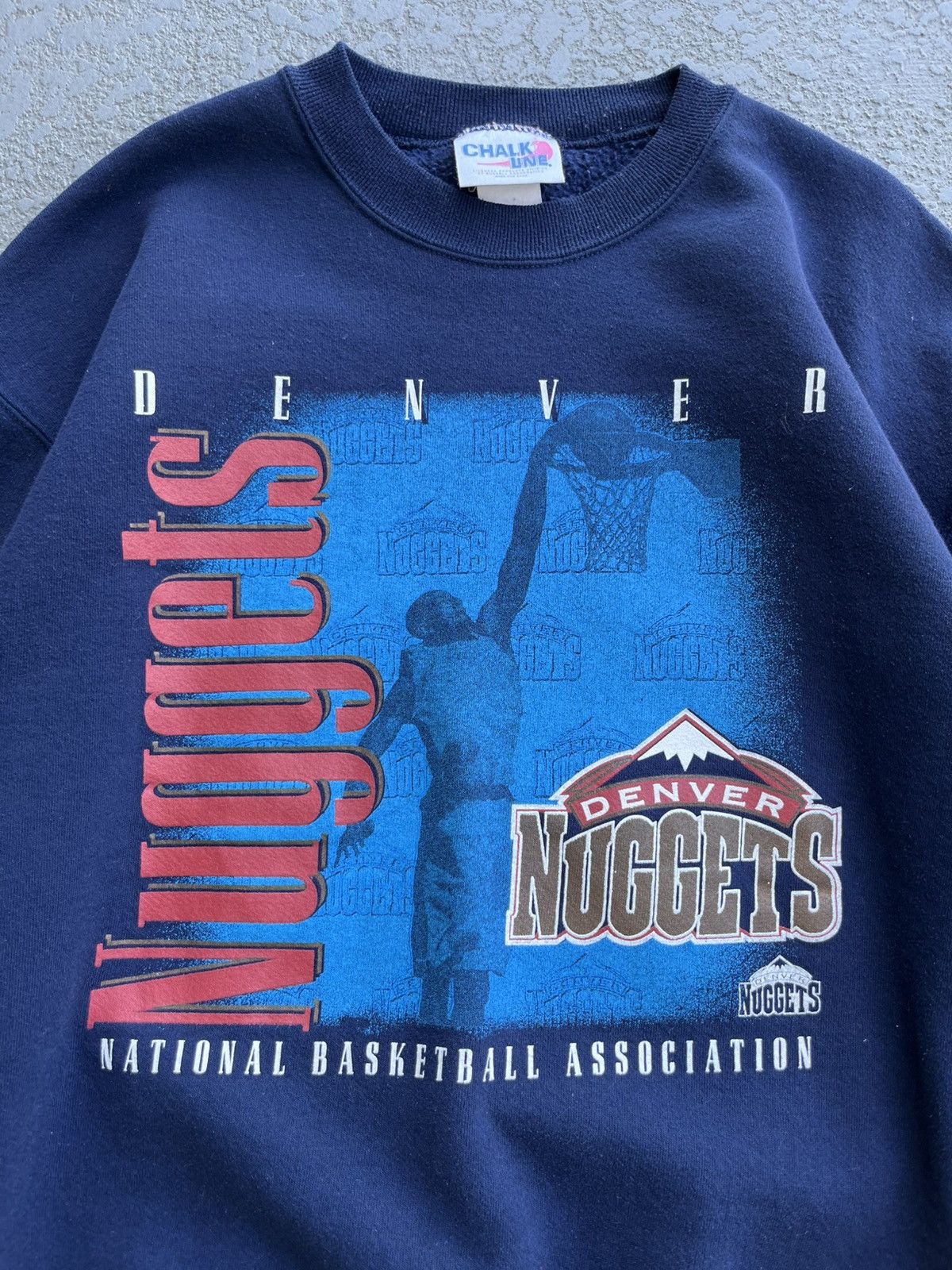 Chalk Line Vintage 90s Nuggets Denver Crewneck Sweater Size US L / EU 52-54 / 3 - 2 Thumbnail