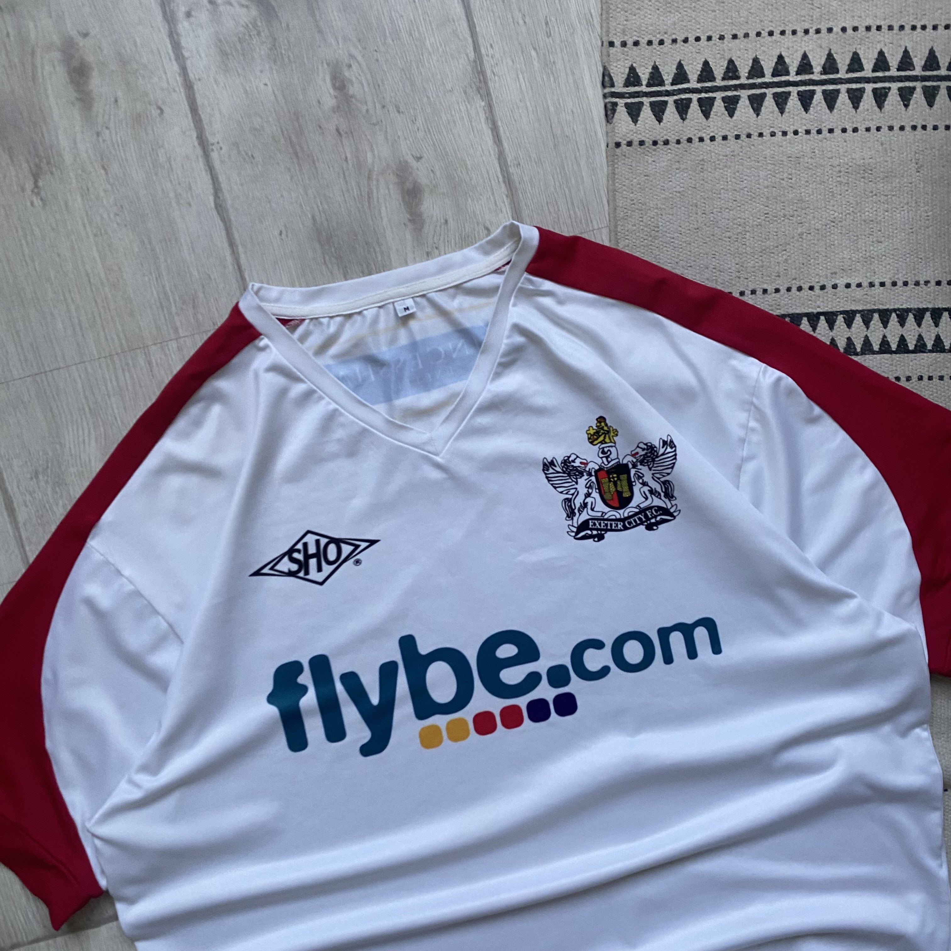 Umbro ⚽️ Vintage England Exeter City FC jersey Soccer Blockore Size US M / EU 48-50 / 2 - 3 Thumbnail