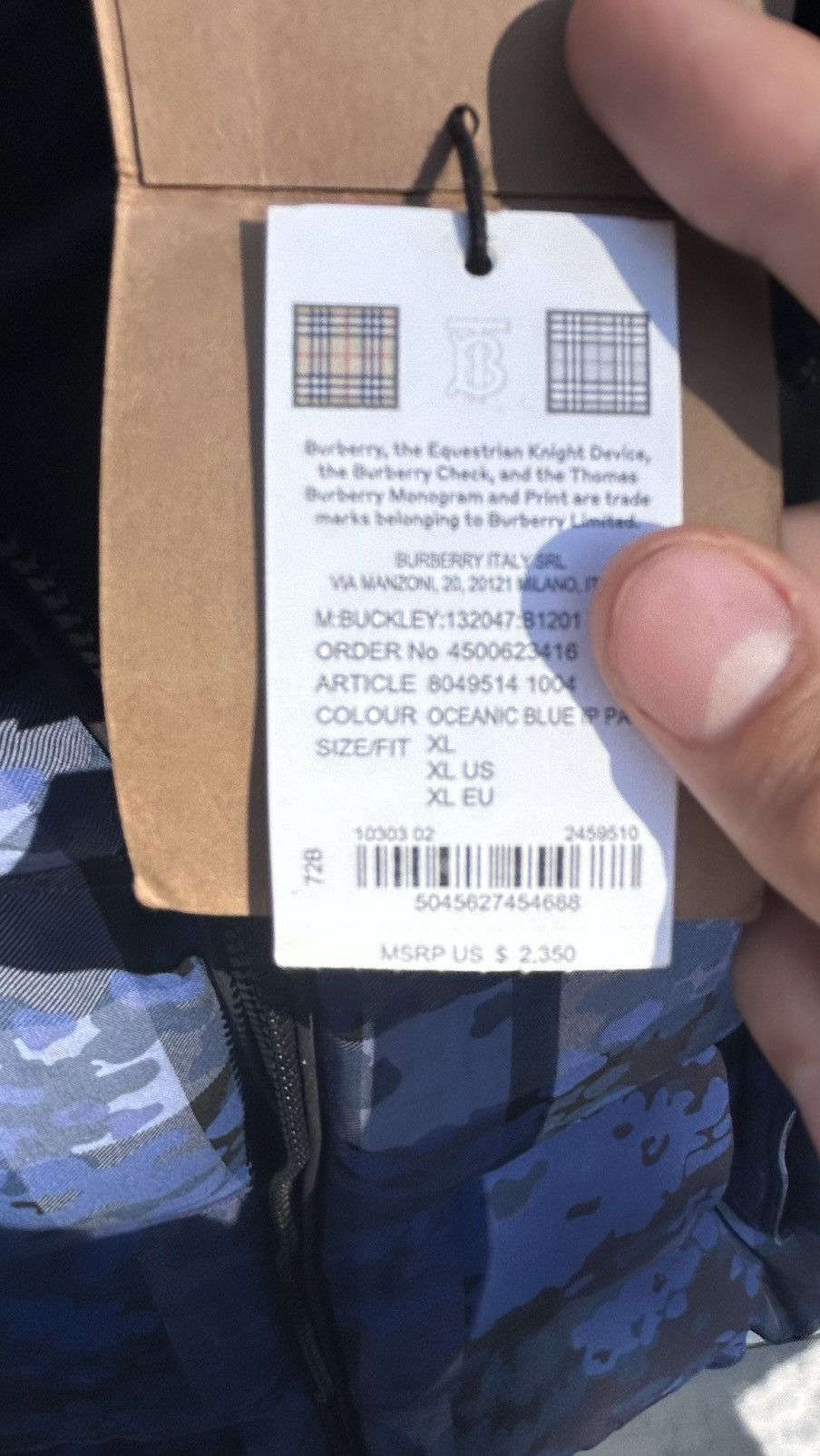 Burberry Burberry parka jacket Size US XL / EU 56 / 4 - 10 Thumbnail