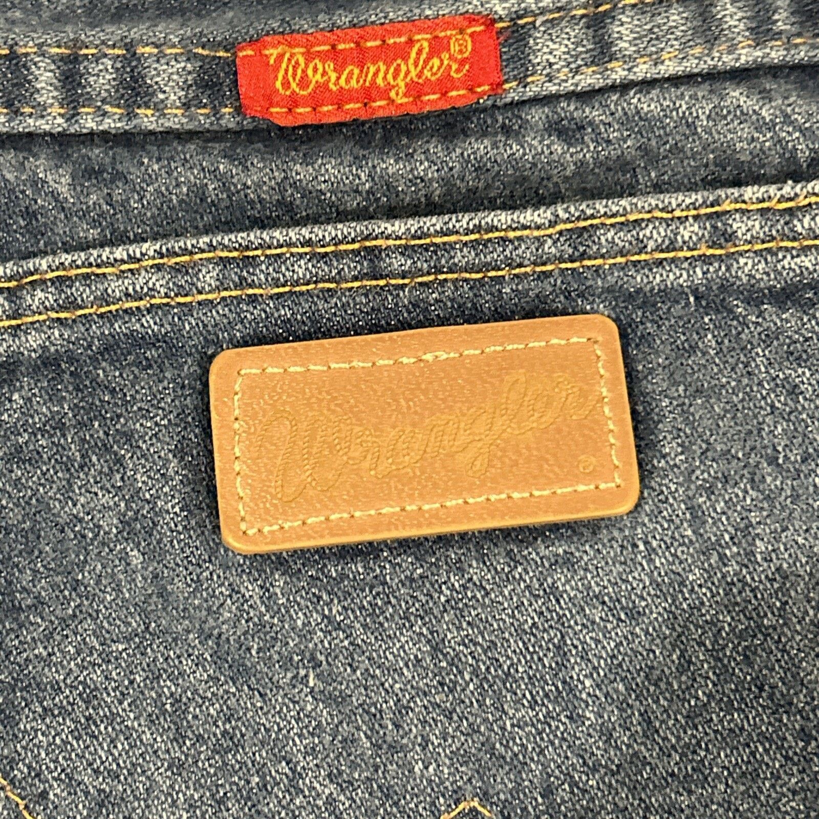 Wrangler Wrangler USA Made Straight Jeans Womens 13 31x34 12MWZG Size 31" - 3 Thumbnail
