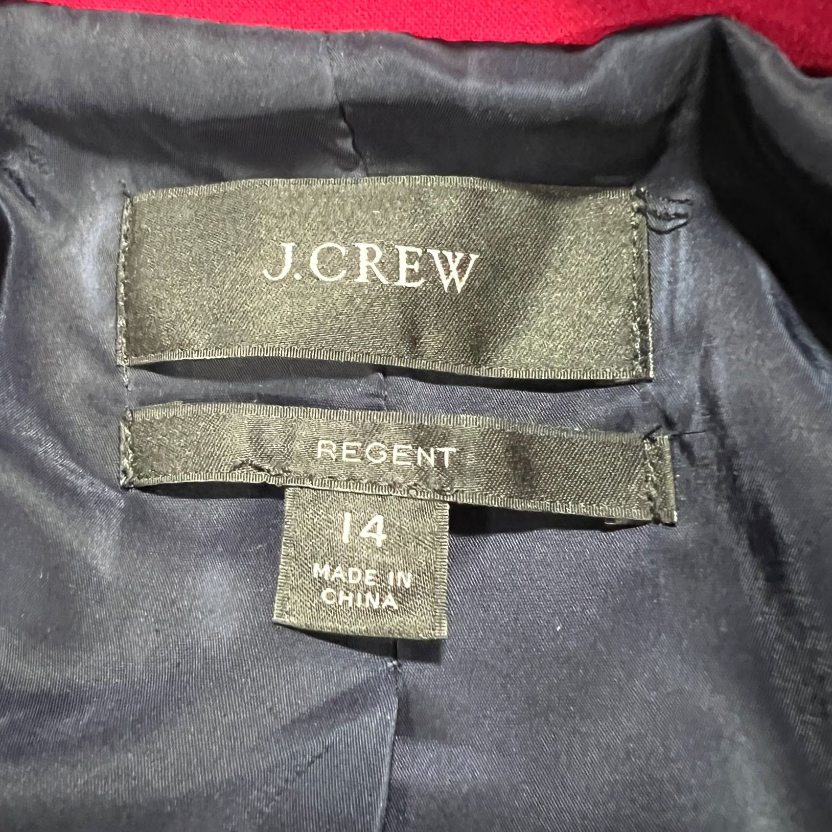 J.Crew J Crew Regent Blazer One Button Sport Coat Womens 14 Pink Suit Jacket Formal Size XL / US 12-14 / IT 48-50 - 3 Thumbnail