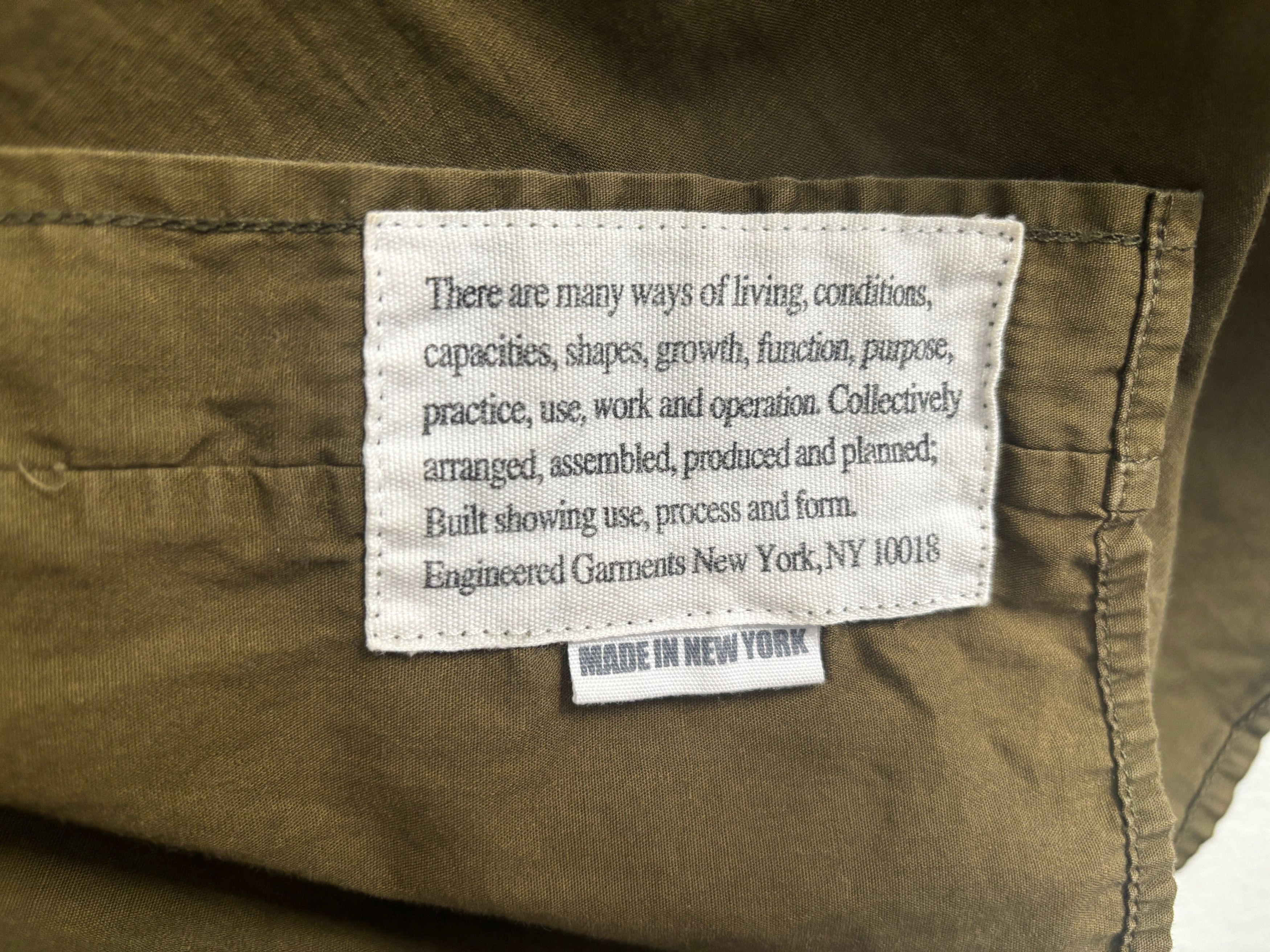Olive Green Button-up Work Shirt - Medium mi USA