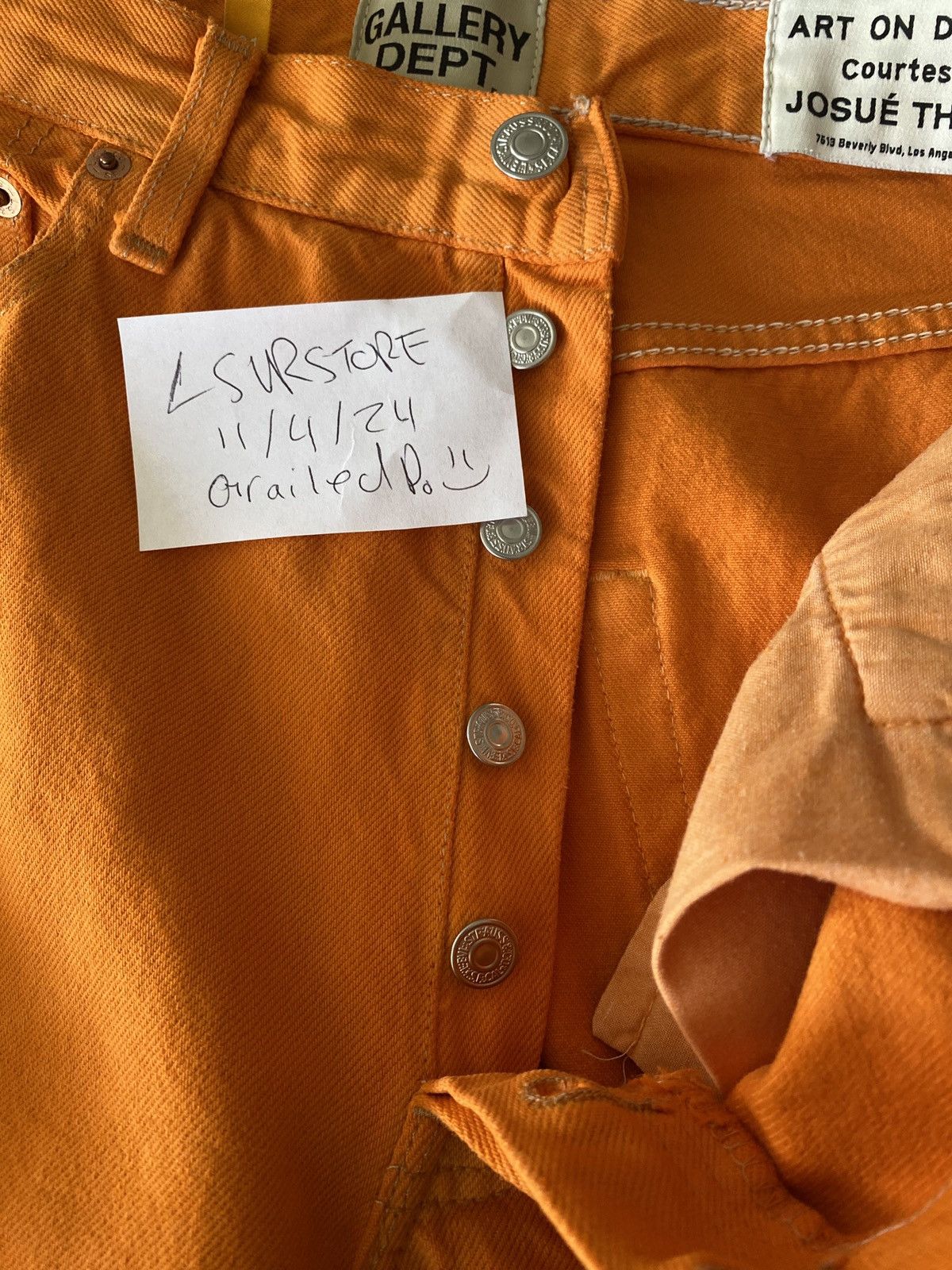 Gallery Dept. Gallery Dept Vintage Levi’s Chrome Orange LA Flare 31x32 Size US 31 - 9 Thumbnail