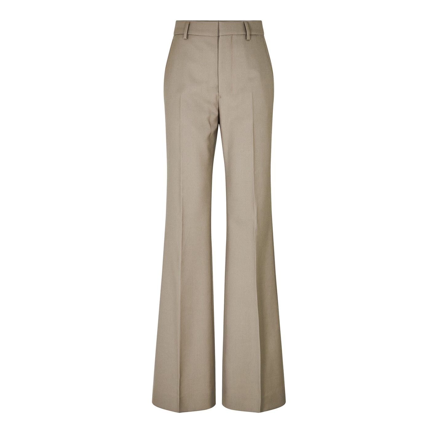 AMI o1g2r1mq0326 High Waist Large Trousers in Taupe Size US 36 / EU 52 - 1 Thumbnail
