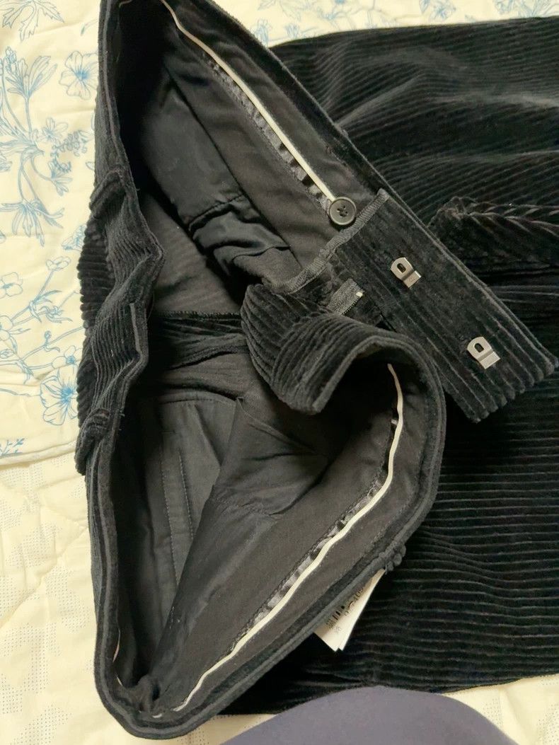 Haider Ackermann Haider Ackermann Velvet striped long trousers Size 46L - 3 Thumbnail