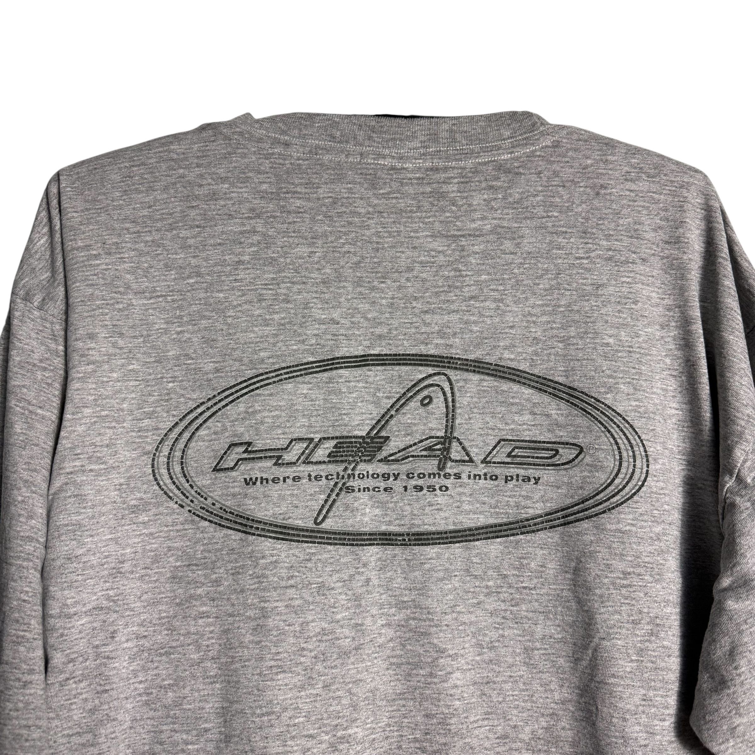 Vintage 🔥RARE🔥Vintage Head Tennis Long Sleeve T-shirt Size US XL / EU 56 / 4 - 2 Thumbnail