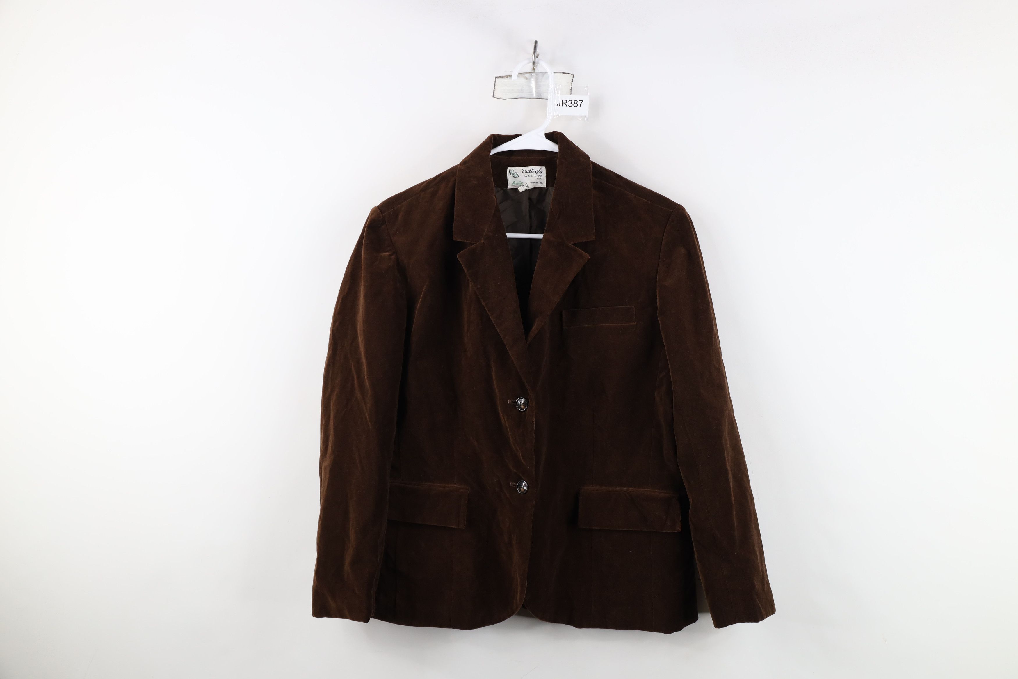 Vintage Vintage 60s 70s Rockabilly 2 Button Blazer Jacket Brown Size XL / US 12-14 / IT 48-50 - 1 Thumbnail