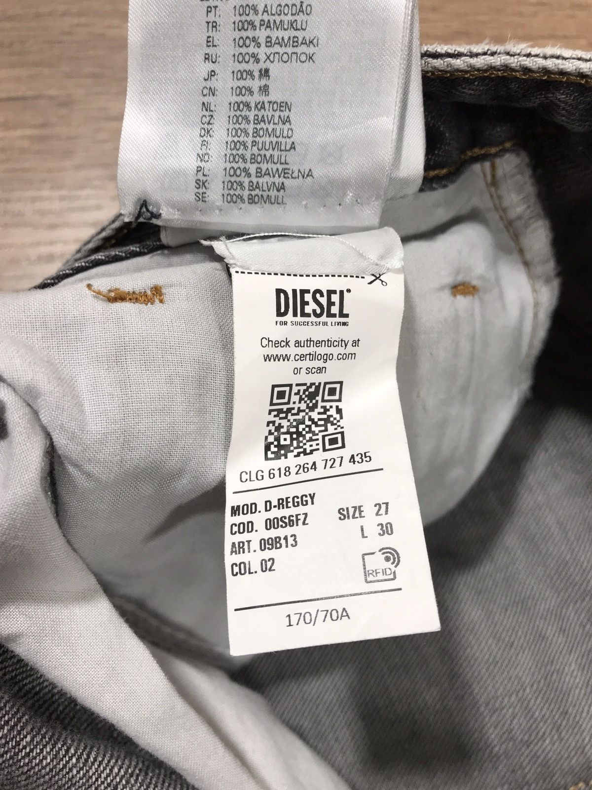 Diesel × Vintage Diesel D Reggy Denim Pants Jeans Rare Size 27" / US 4 / IT 40 - 14 Thumbnail