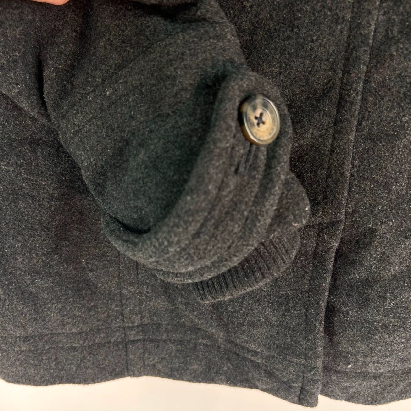 Vintage Vintage Aéropostale Wool Blend Hooded Faux Fur Jacket Womens Size XL Gray Size XL / US 12-14 / IT 48-50 - 4 Thumbnail
