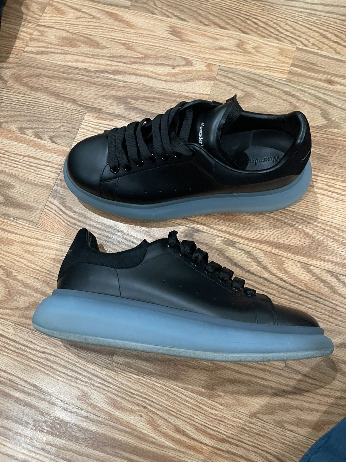 Alexander McQueen Black and Blue/clear Alexander Mcqueen size 11/44 stan smith Size US 11 / EU 44 - 4 Thumbnail