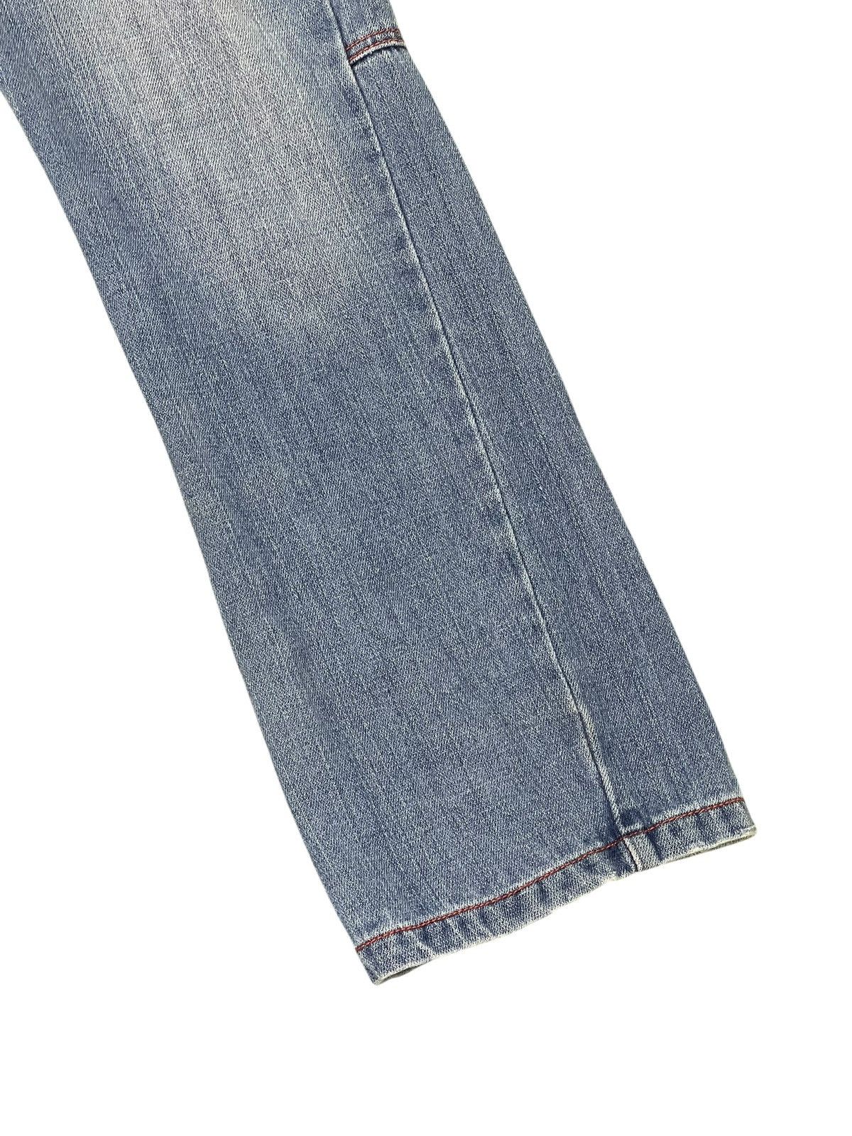 Japanese Brand Double Waist Jeans Browny Japan Distress Straight 1🟦9 Size US 31 - 9 Thumbnail