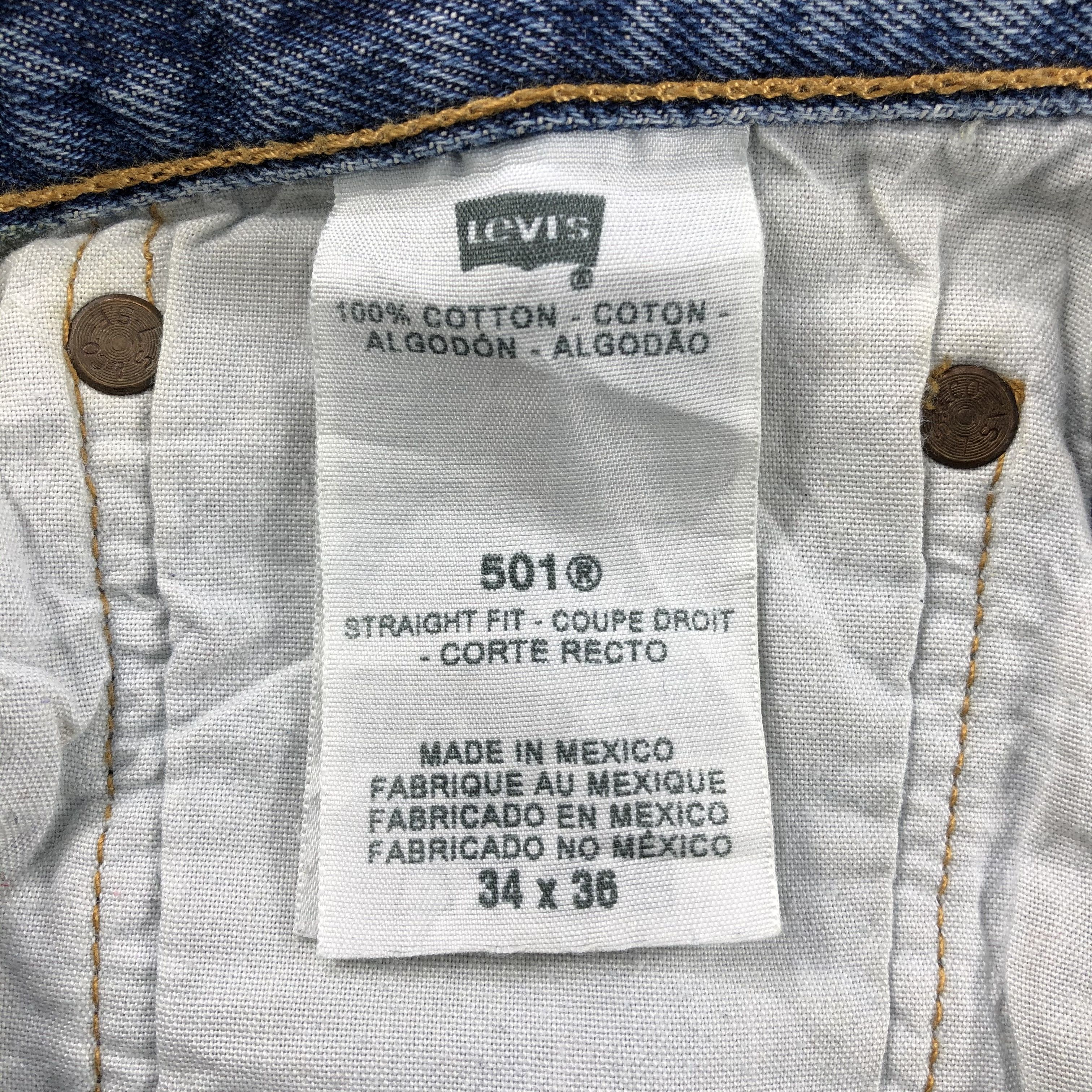 Levi's Vintage Levis 501 Jeans-JM1623 Size US 35 - 12 Thumbnail