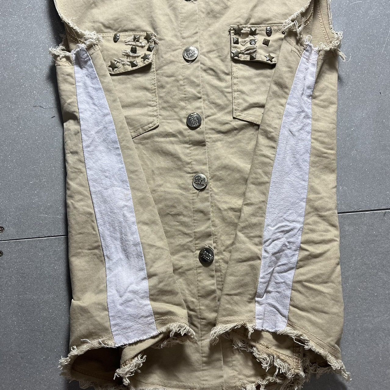 If Six Was Nine × Le Grande Bleu (L.G.B.) Unknown Brand Rocker Punk Style Denim Jacket Size US M / EU 48-50 / 2 - 7 Thumbnail